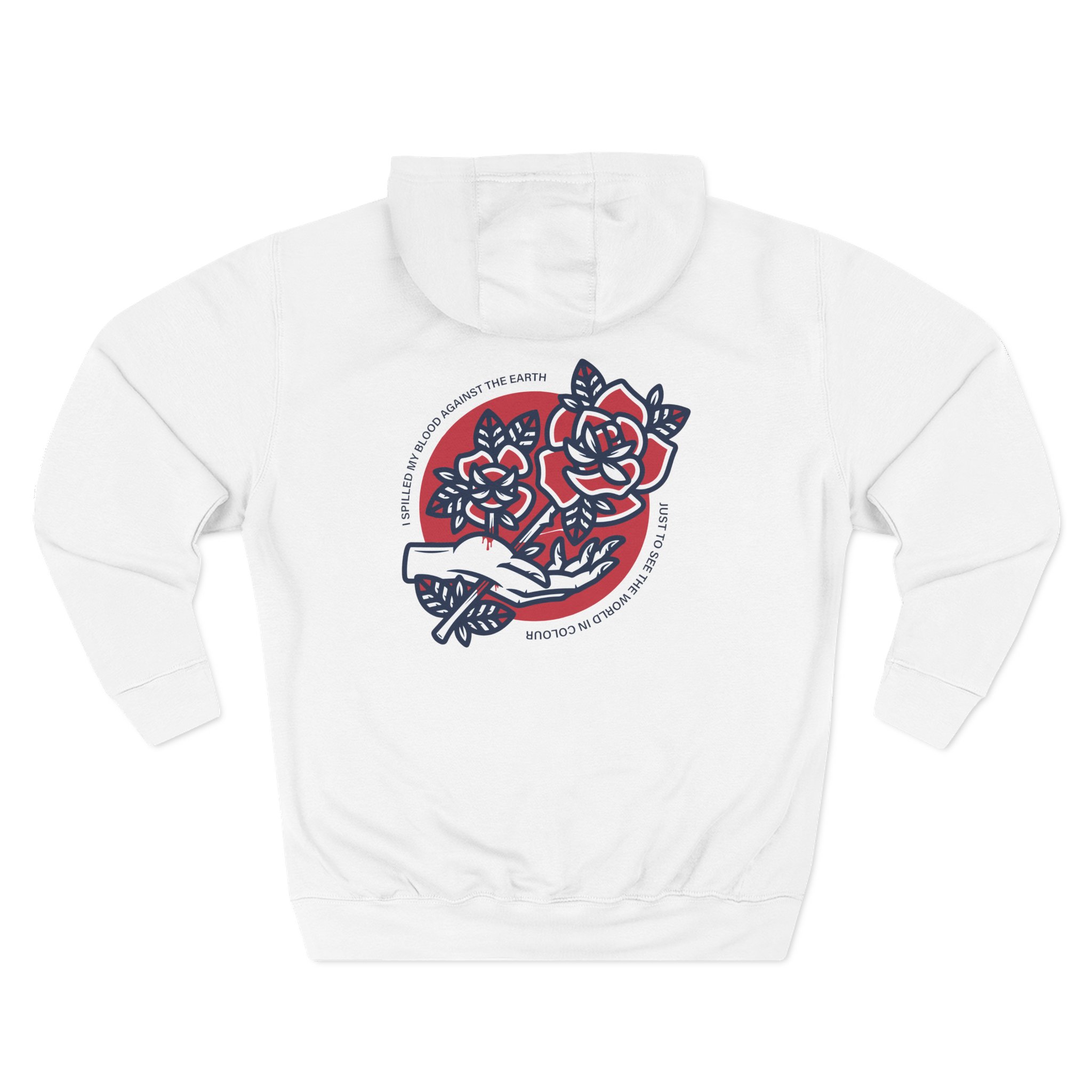 Polaris Rose Three-Panel Fleece Hoodie - Image 2