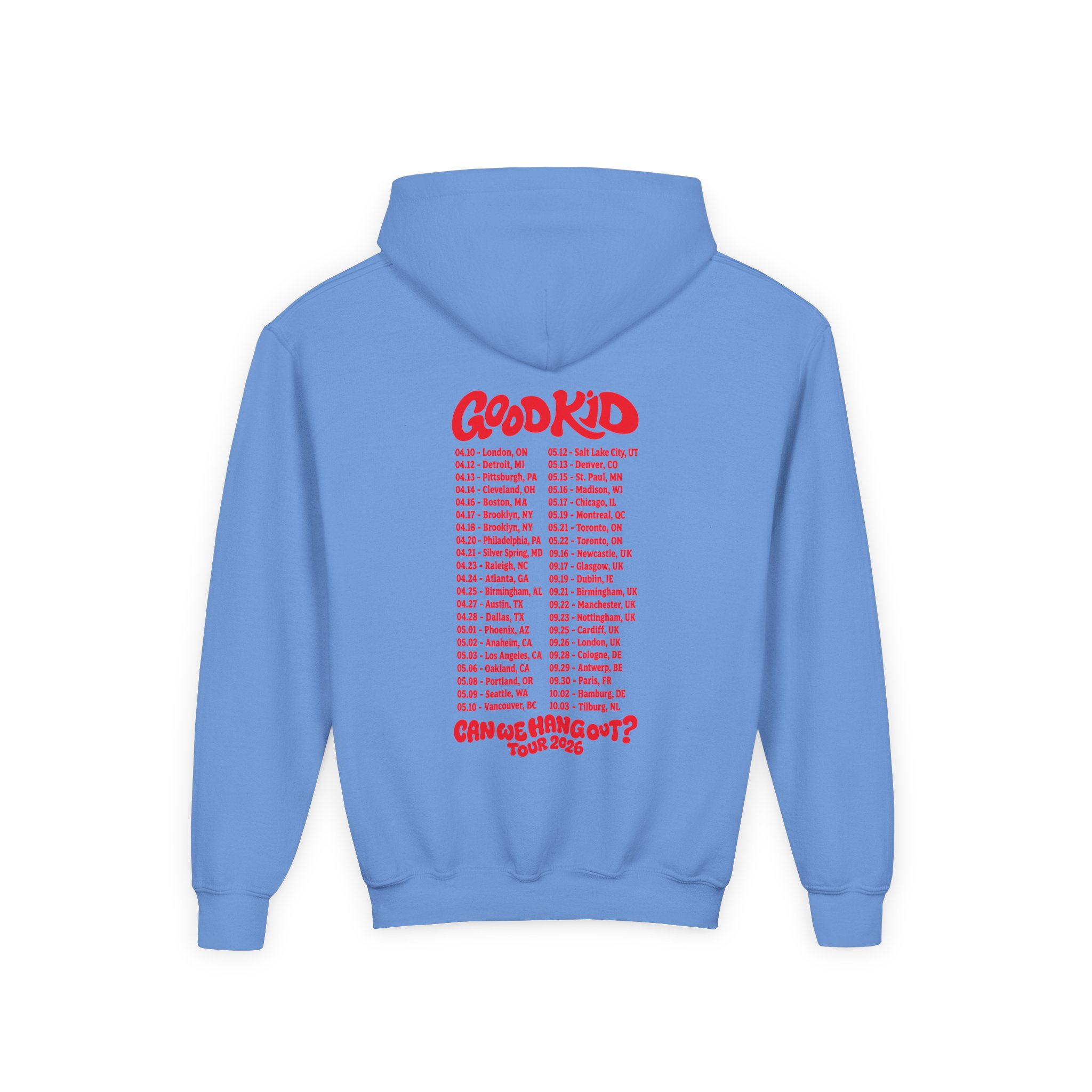 Good Kid Can We Hang Out Youth Heavy Blend Hooded Sweatshirt - Image 6