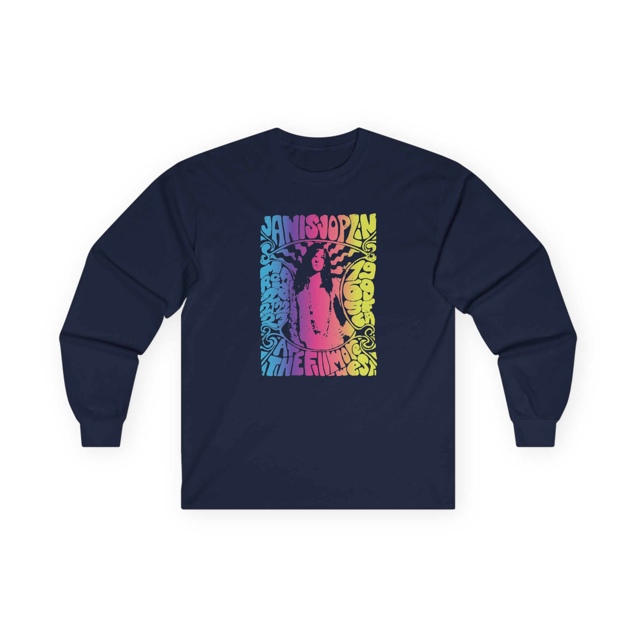 Janis Joplin at the Filmore Unisex Ultra Cotton Long Sleeve Tee - Image 5