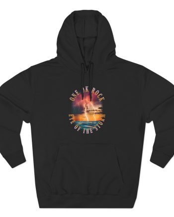 One Ok Rock Vintage Storm Three-Panel Fleece Hoodie