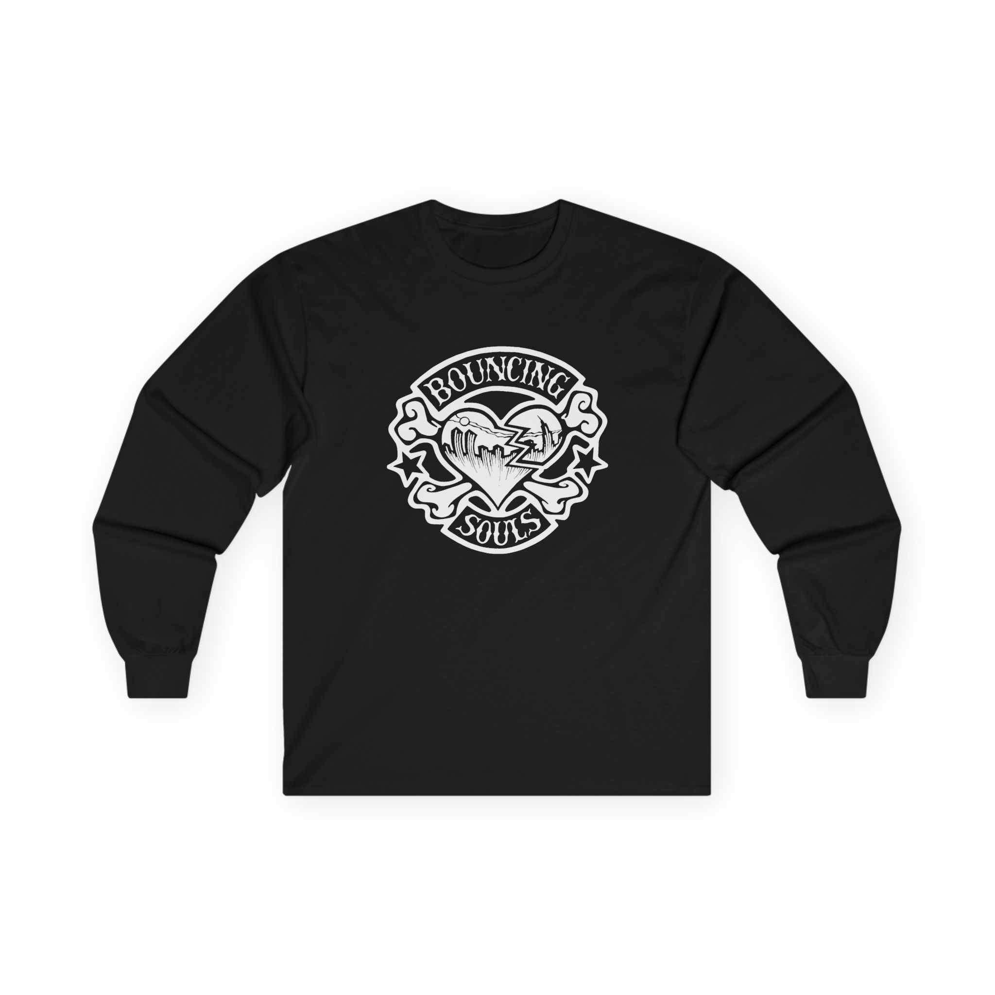 Cold Cuts the Bouncing Souls Rocker Heart Unisex Ultra Cotton Long Sleeve Tee
