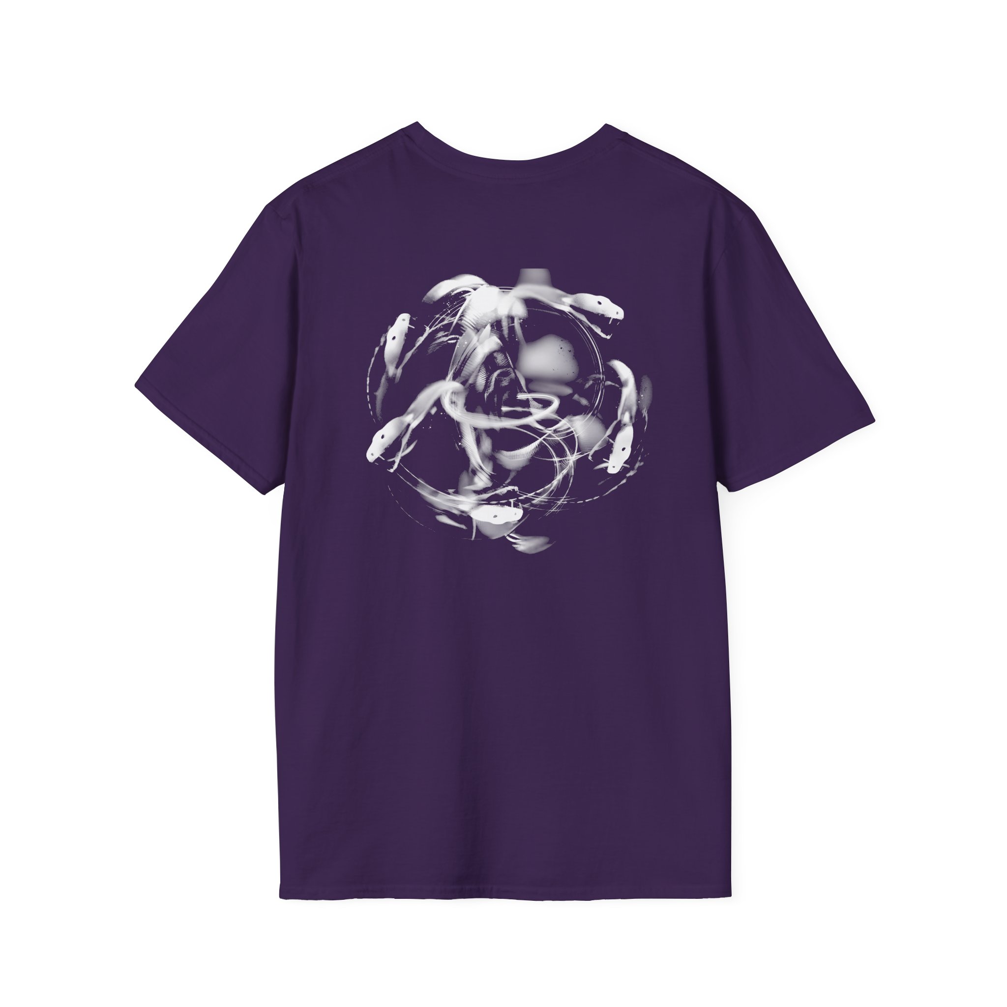 Meduza Serpente Circle Unisex Softstyle T-Shirt - Image 18