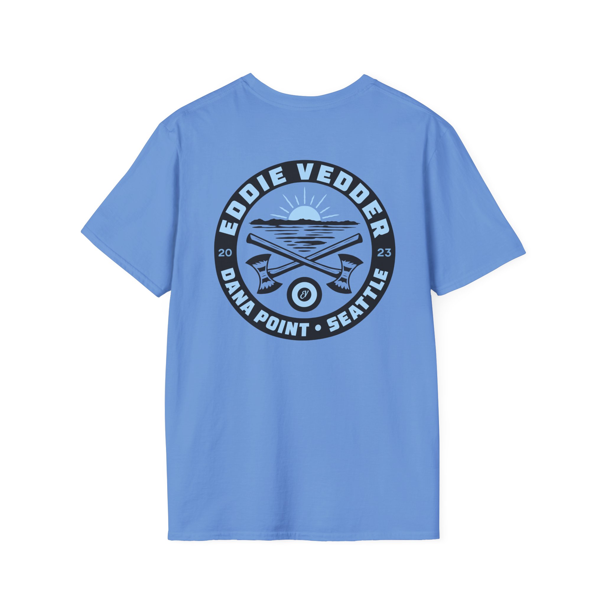 Eddie Vedder Coastal Unisex Softstyle T-Shirt - Image 10