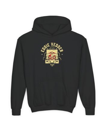 Eddie Vedder London Event Youth Heavy Blend Hooded Sweatshirt