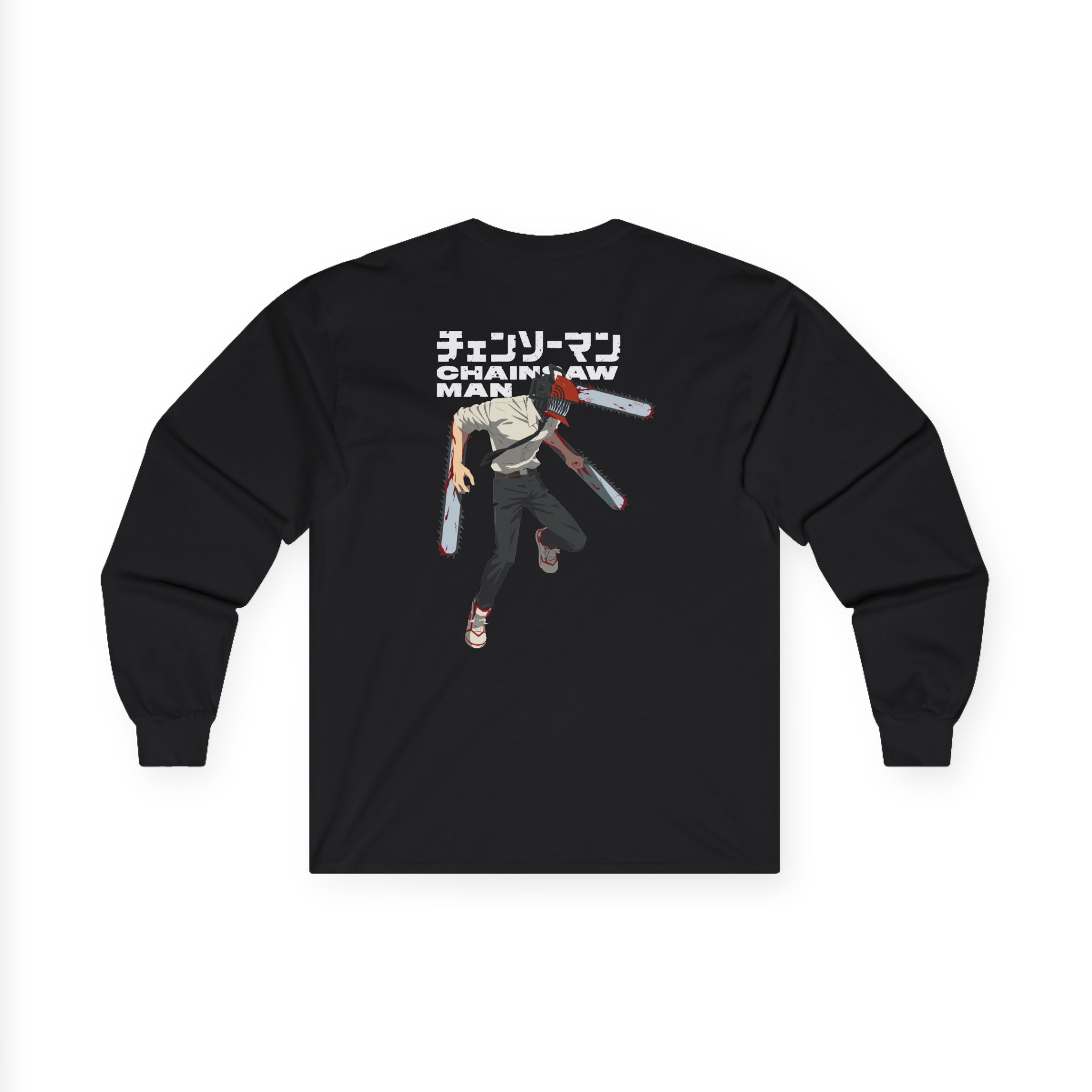 Chainsaw Man X Dim Mak Public Safety Unisex Ultra Cotton Long Sleeve Tee - Image 2