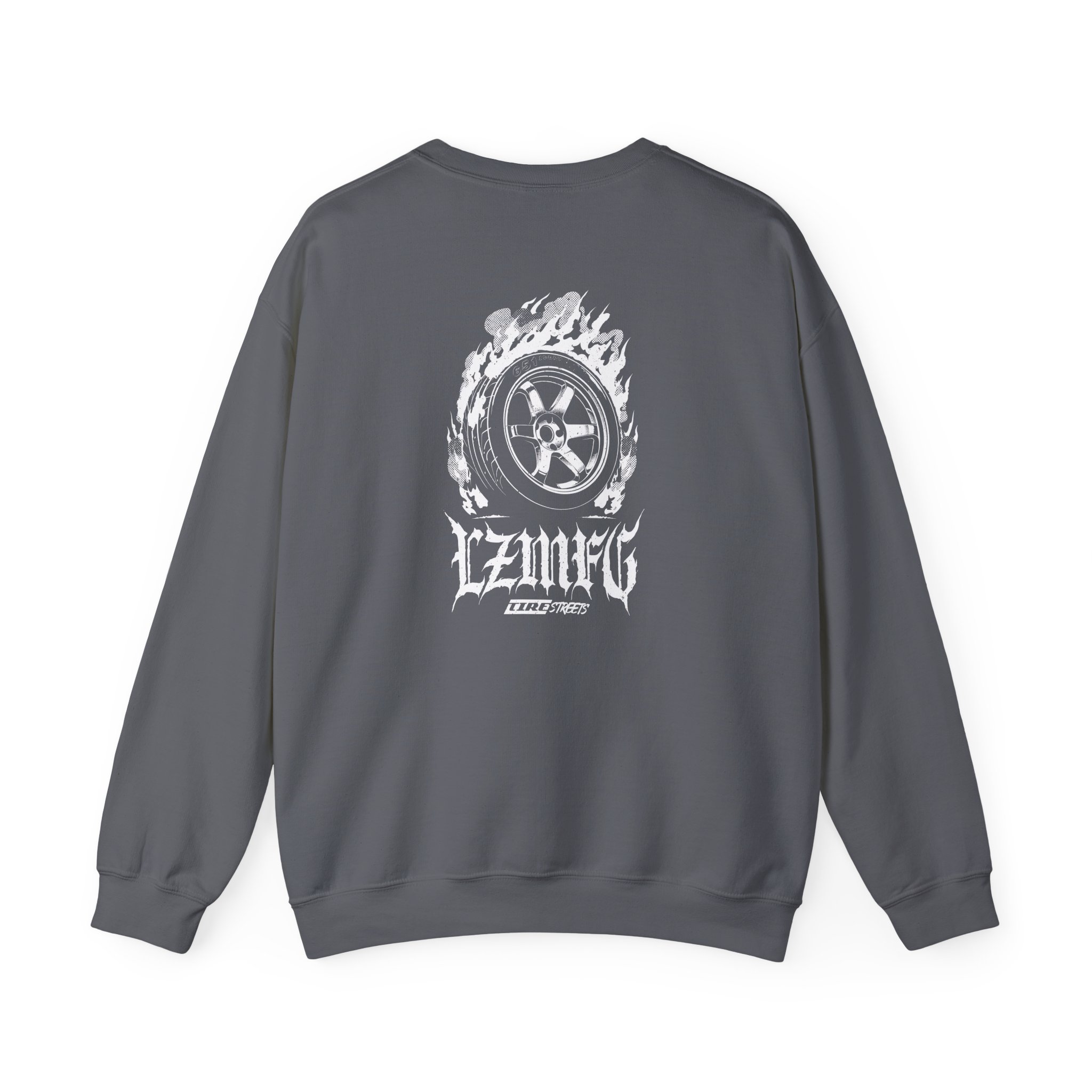 Adam LZ Tire Fire Unisex Heavy Blend™ Crewneck Sweatshirt - Image 14