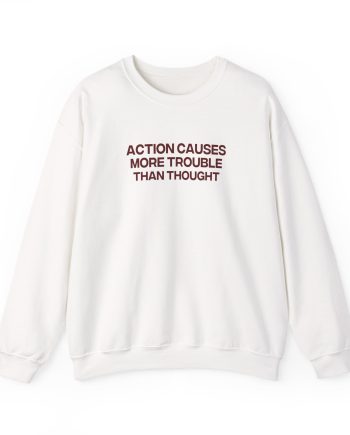 Jenny Holzer Action Causes More Trouble Than Thought Unisex Heavy Blend™ Crewneck Sweatshirt