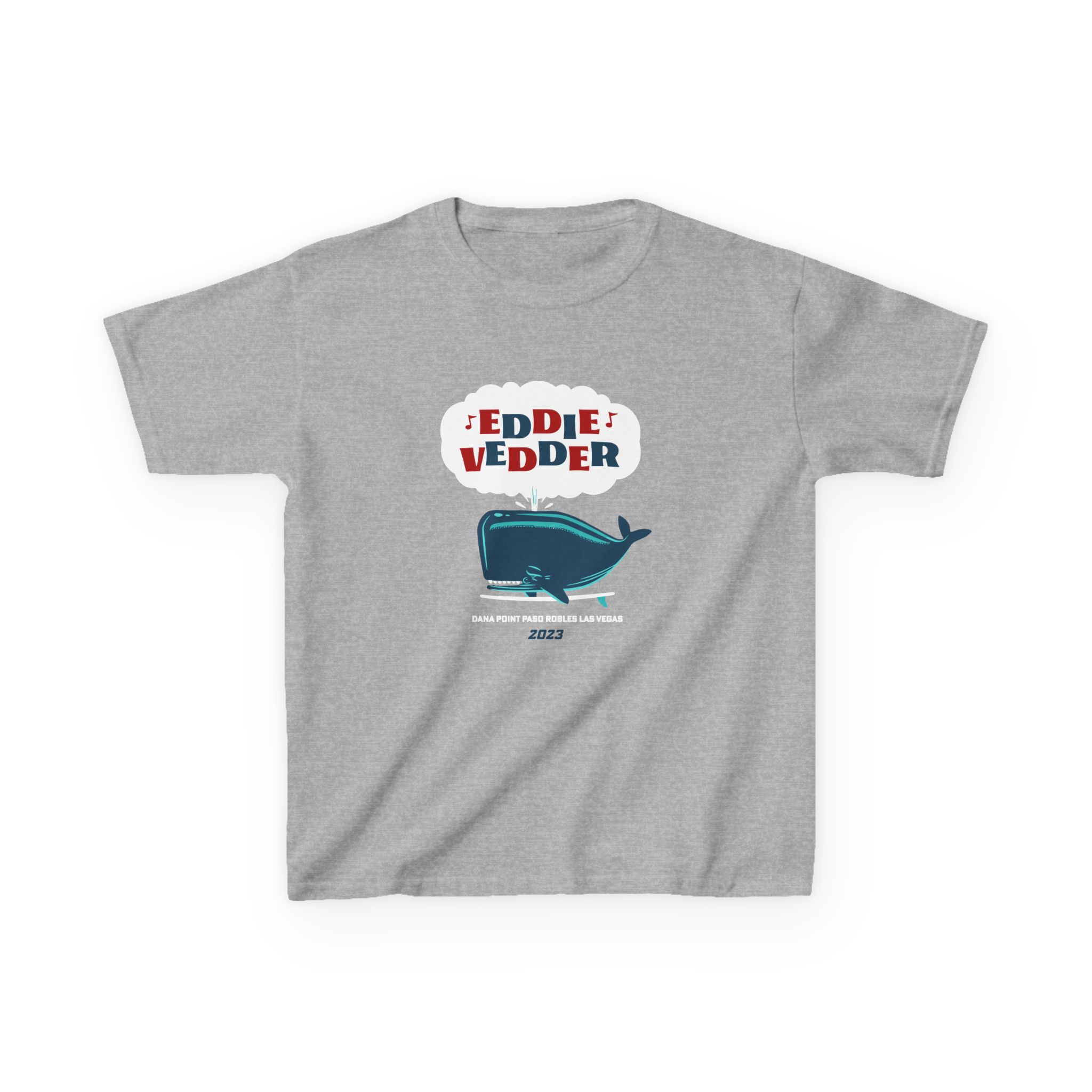 Eddie Vedder Whale Kids Heavy Cotton™ Tee - Image 3