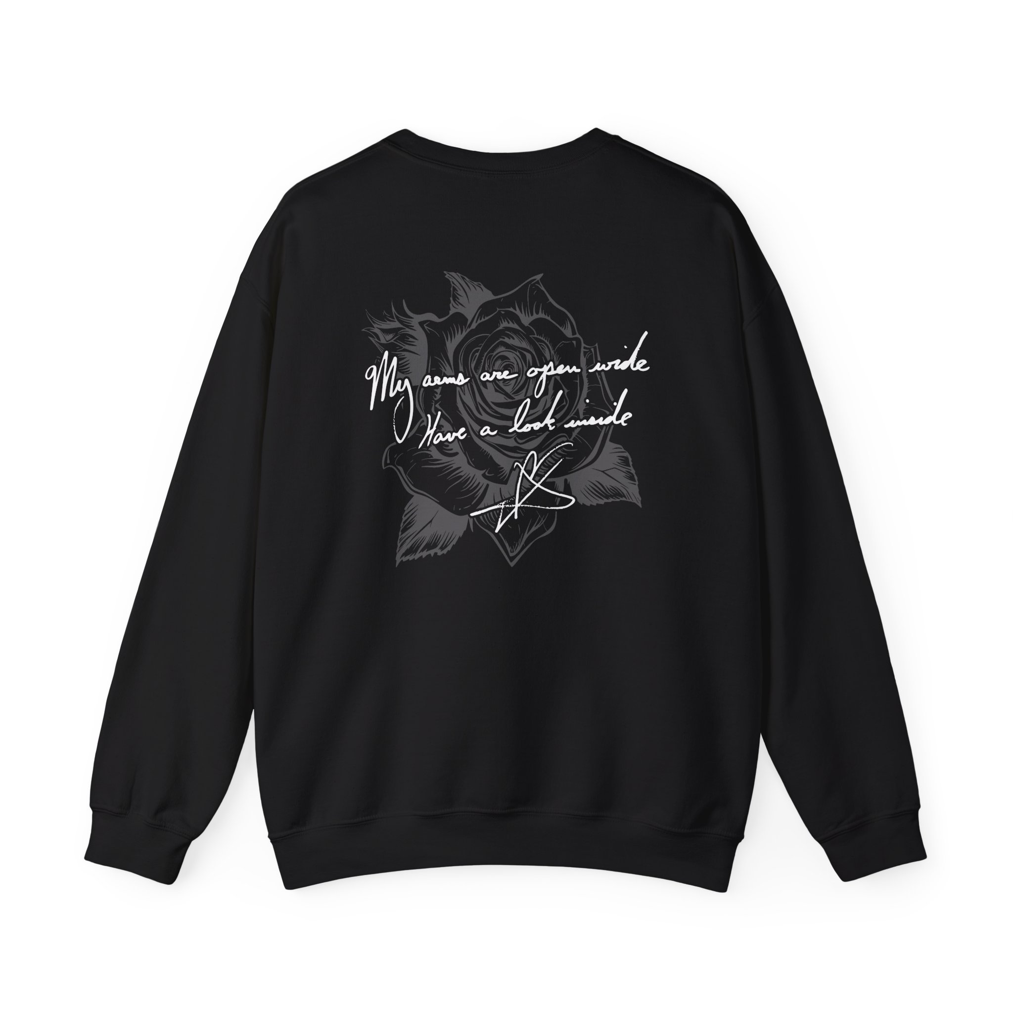 Blue October the Answers Unisex Heavy Blend™ Crewneck Sweatshirt - Image 2