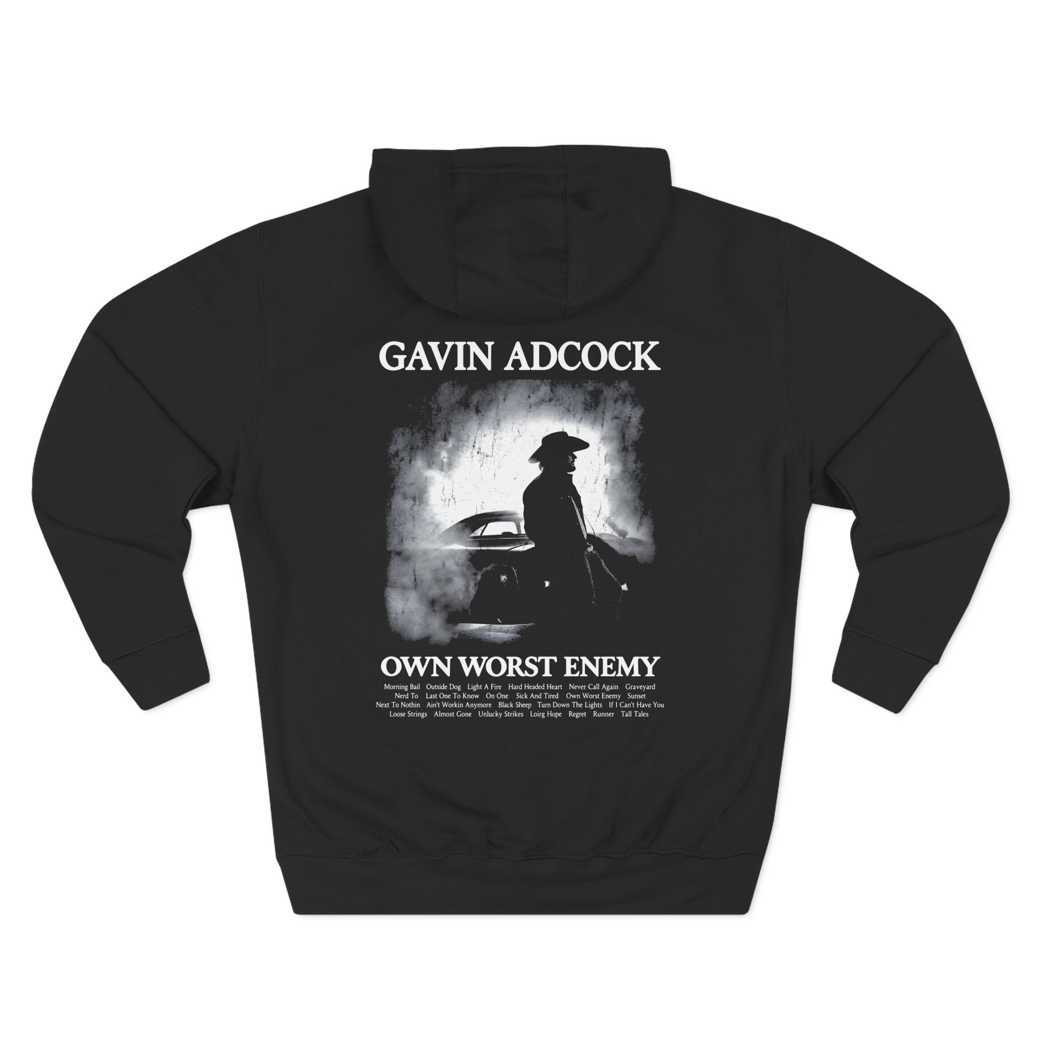 Gavin Adcock My Own Worst Enemy Three-Panel Fleece Hoodie - Image 2