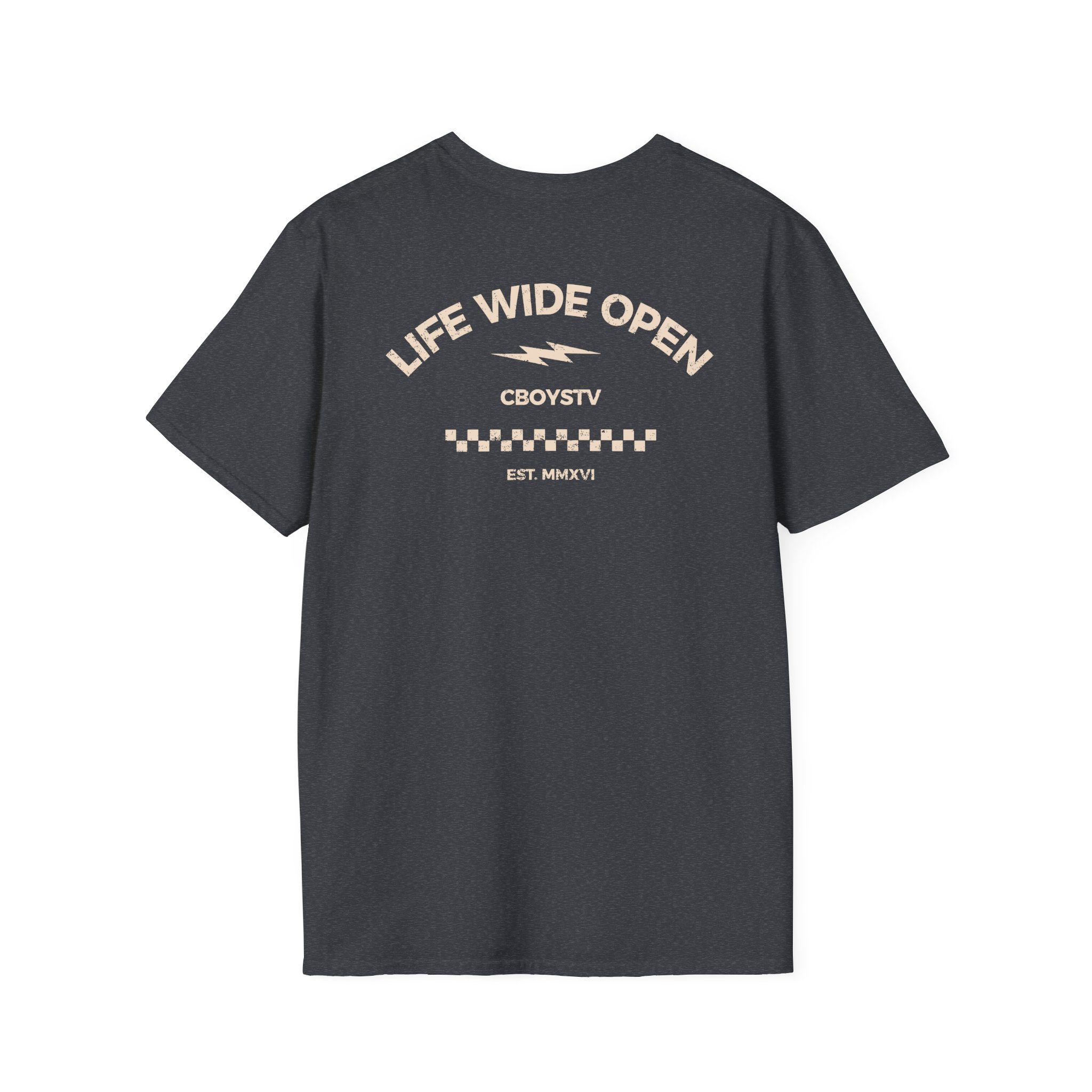 Cboystv Checkered Tournament Unisex Softstyle T-Shirt - Image 18