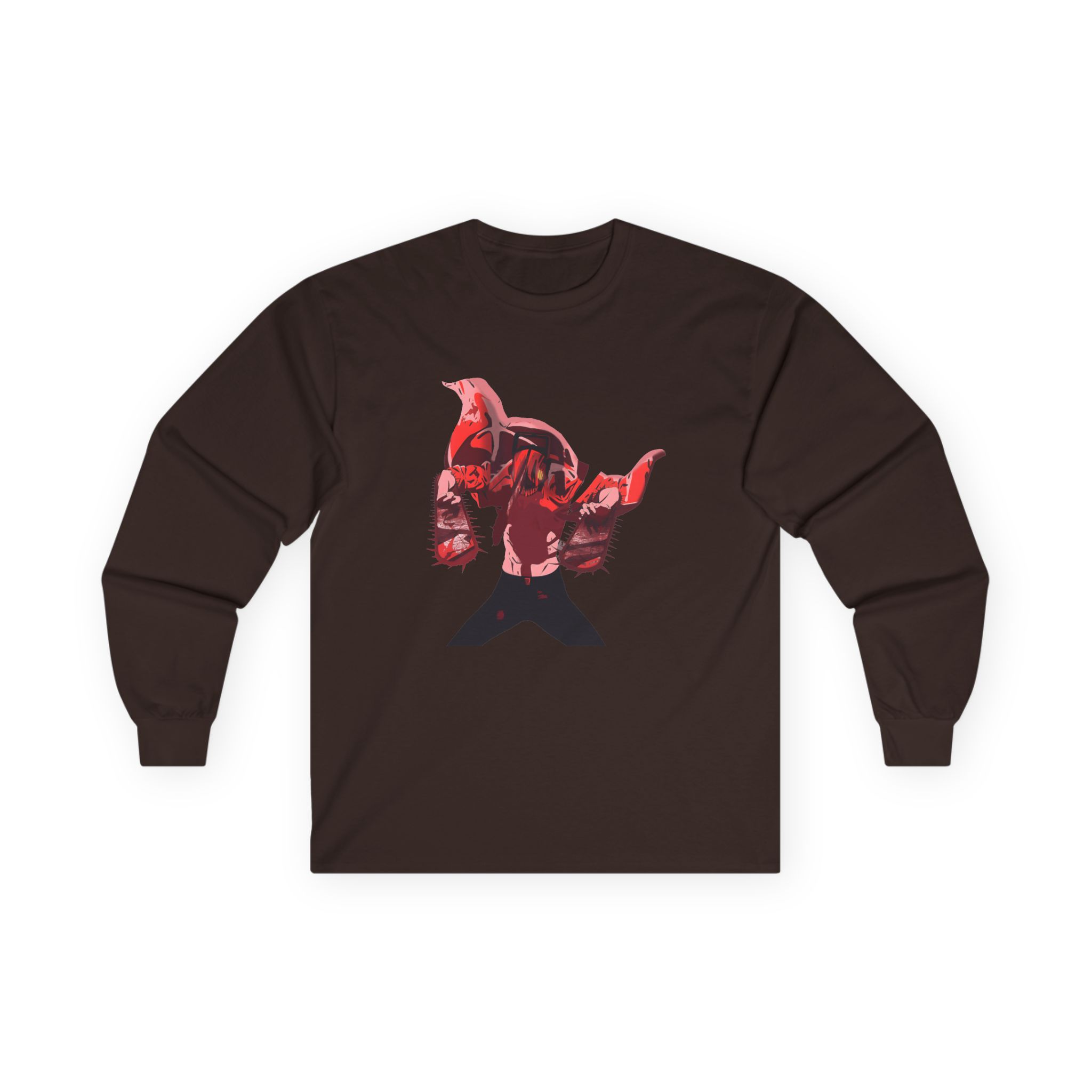 Chainsaw Man X Dim Mak Horror Unisex Ultra Cotton Long Sleeve Tee - Image 3