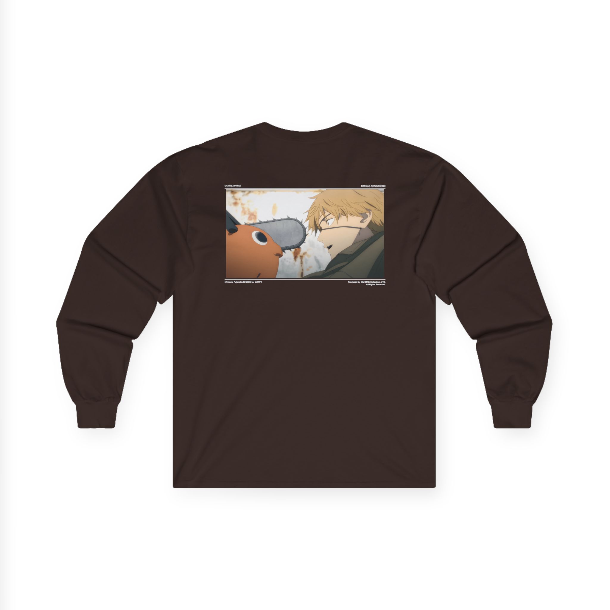 Chainsaw Man X Dim Mak Pochita Unisex Ultra Cotton Long Sleeve Tee - Image 6