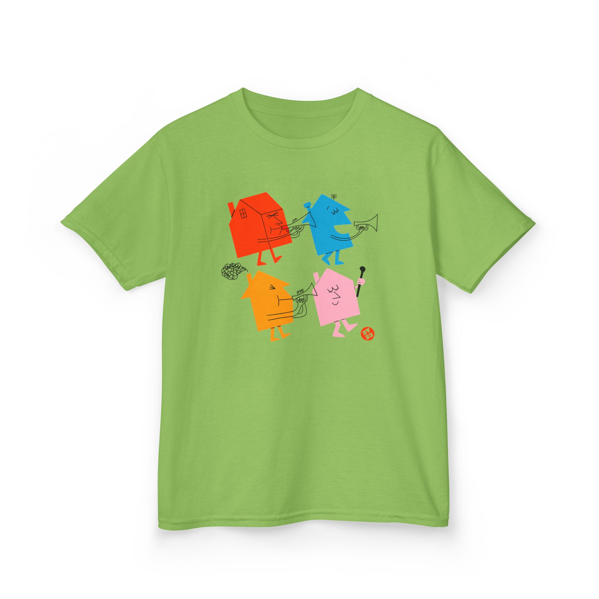 Love on Tour 4 Houses Raglan Kids Heavy Cotton™ Tee - Image 5