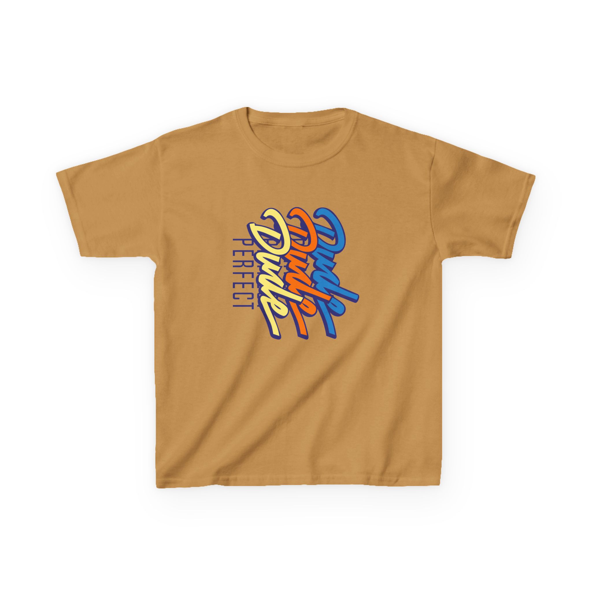 Dude Perfect Stacked Script Kids Heavy Cotton™ Tee - Image 11