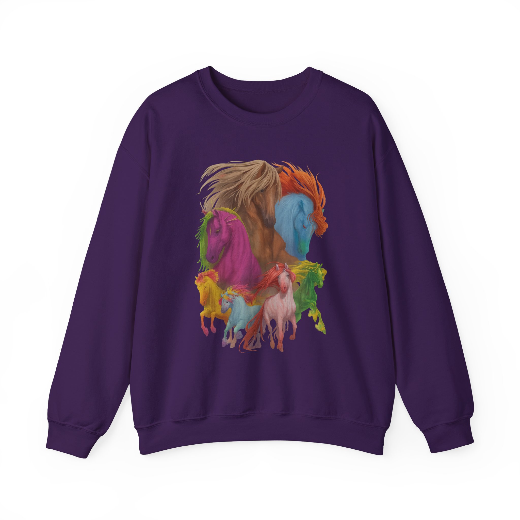 Dropout Dimension 20 The Seven Magic Horse Unisex Heavy Blend™ Crewneck Sweatshirt - Image 17