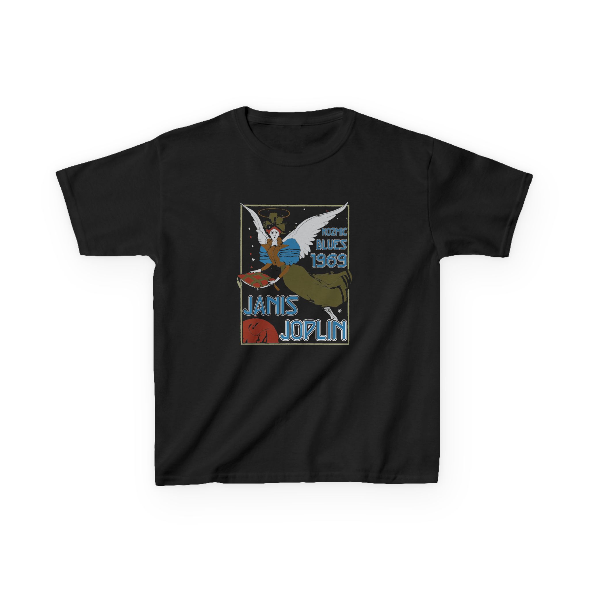 Janis Joplin Kozmic Blues 1969 Kids Heavy Cotton™ Tee
