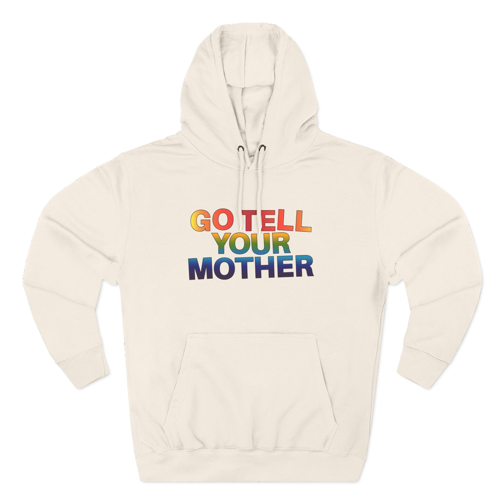 D L Go Tell Your Mother Three-Panel Fleece Hoodie - Image 3