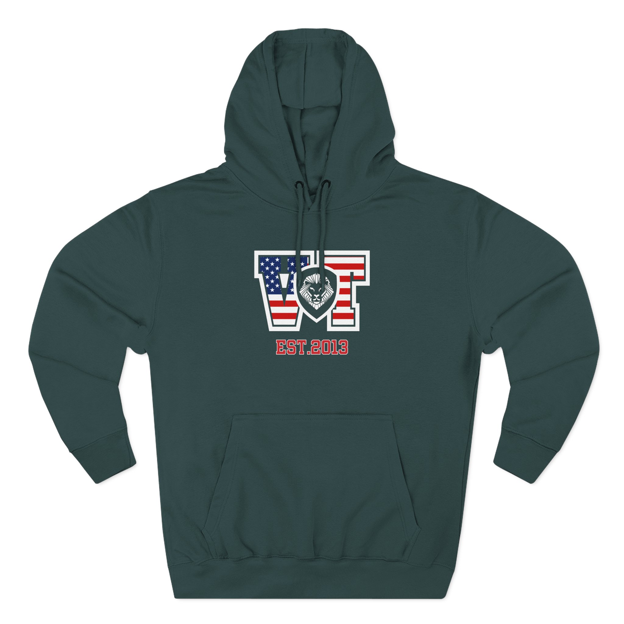 Valuetainment Collegiate Vt Three-Panel Fleece Hoodie - Image 5