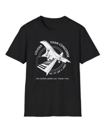 Ej Farewell Vintage Louder Than Concorde Unisex Softstyle T-Shirt