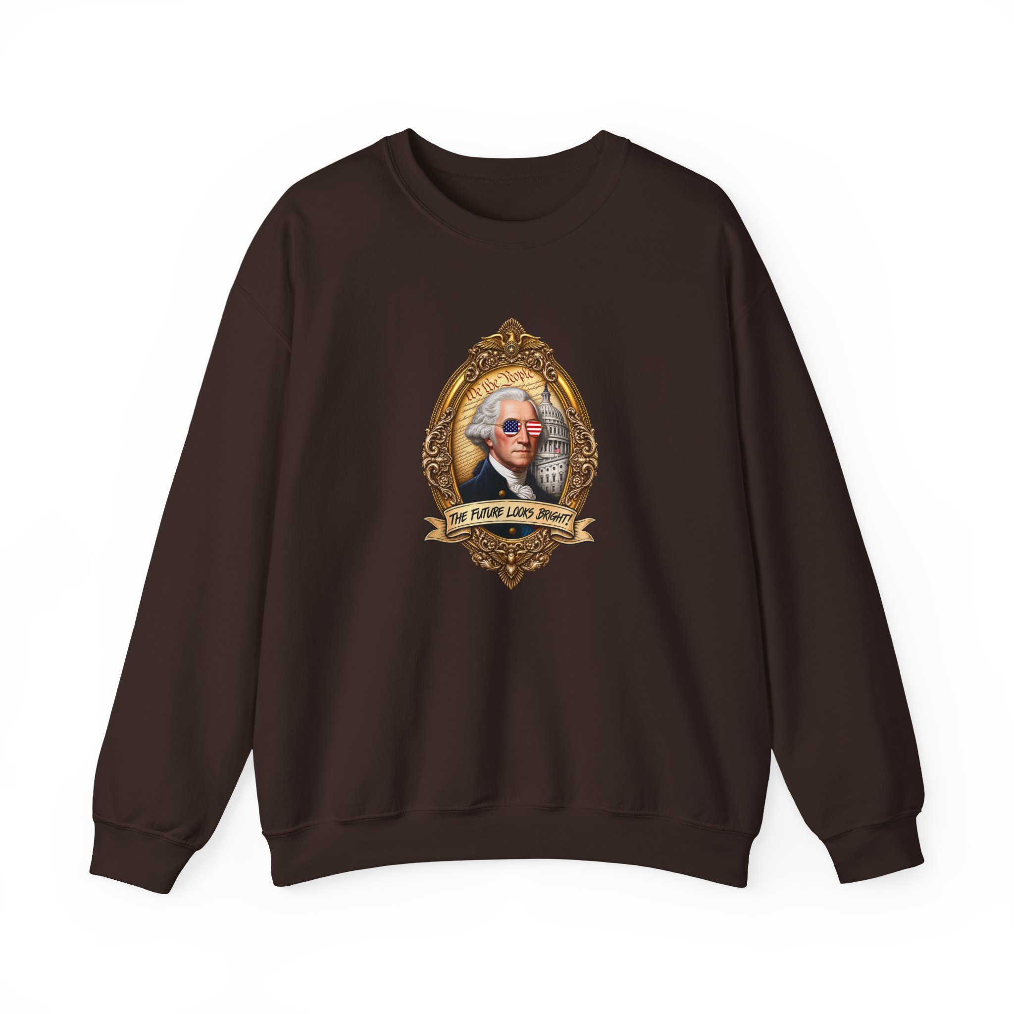 Valuetainment George Washington Unisex Heavy Blend™ Crewneck Sweatshirt - Image 5
