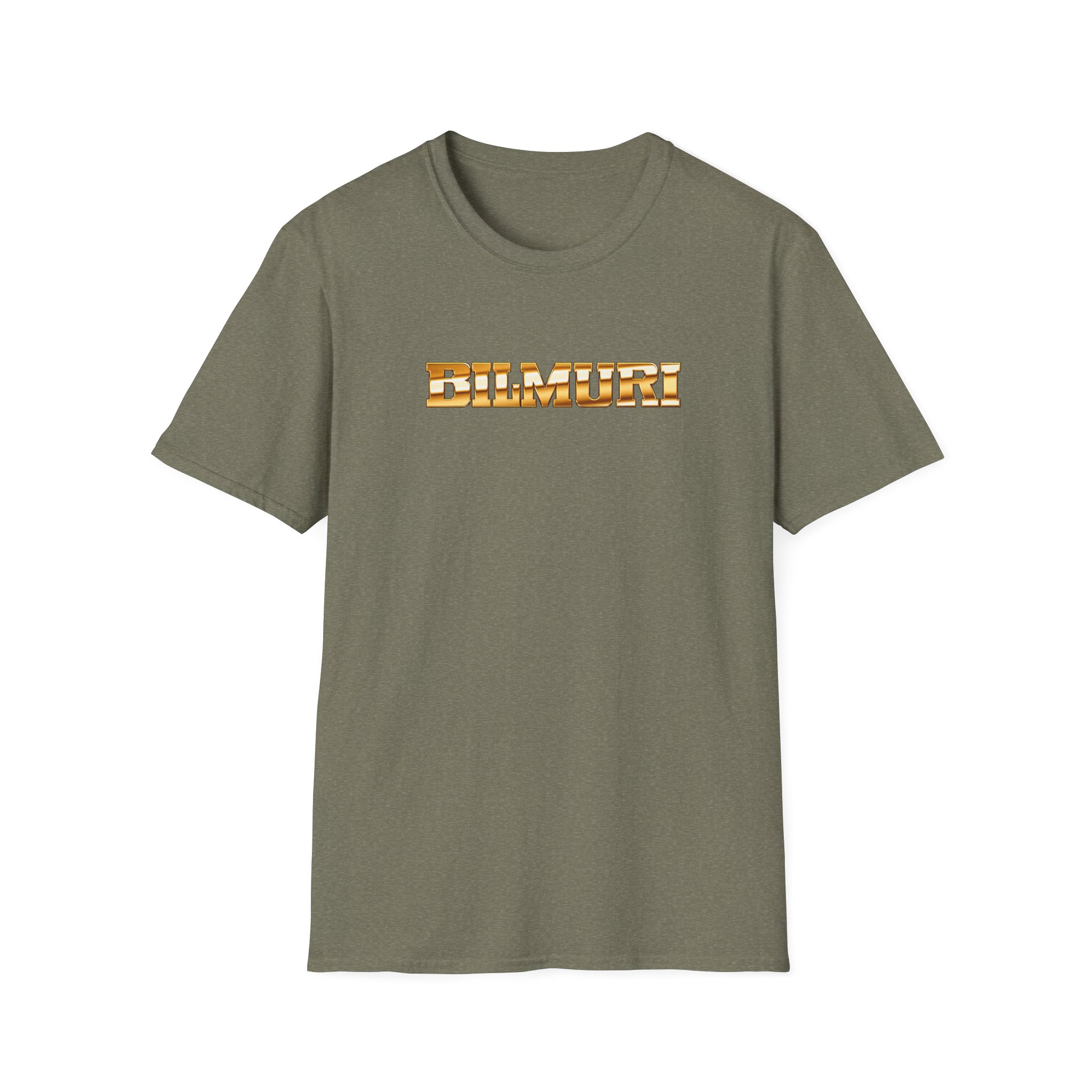 Bilmuri Gold Logo Unisex Softstyle T-Shirt - Image 7