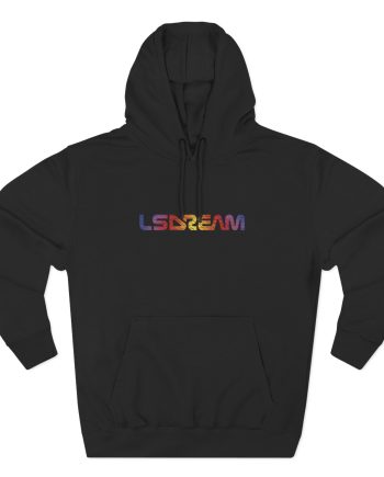 Lsdream Logo Three-Panel Fleece Hoodie
