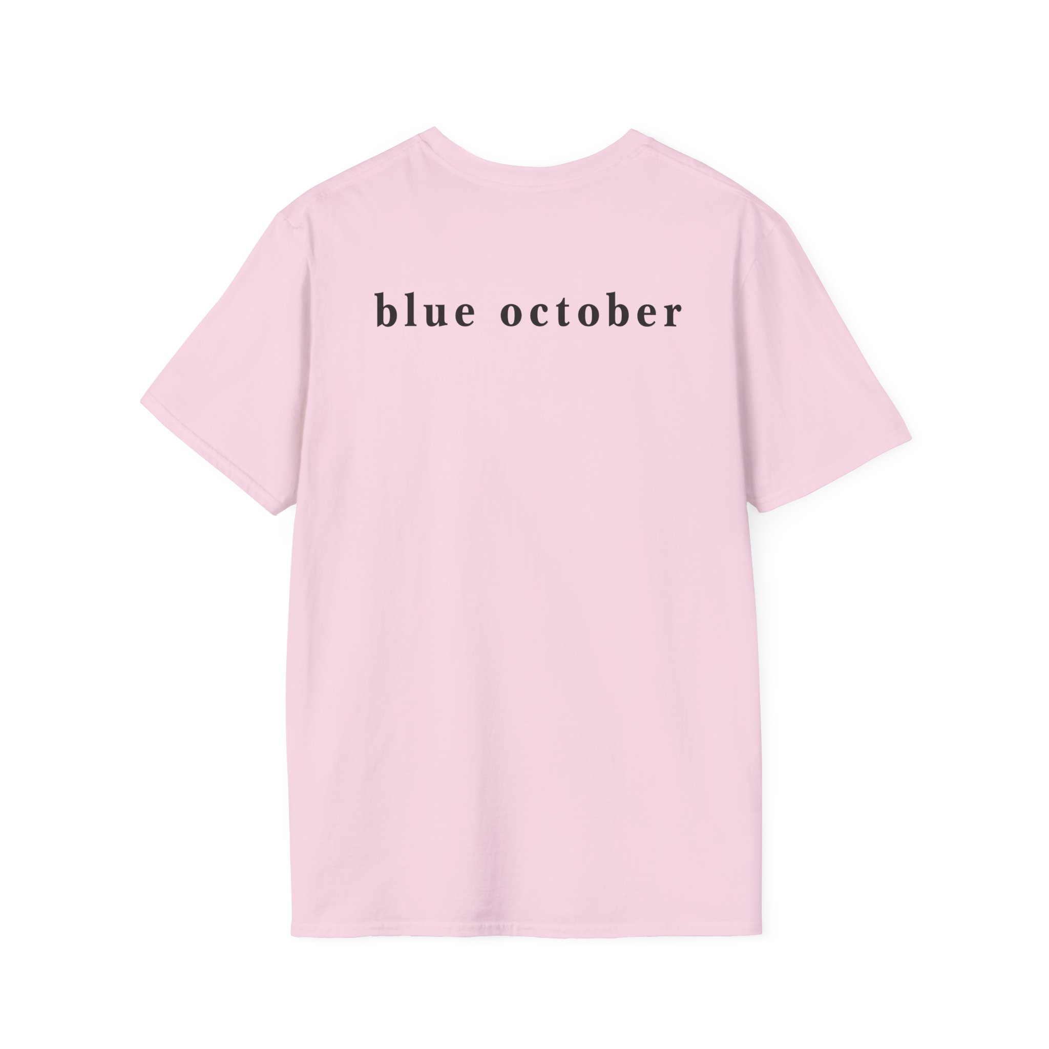 Blue October Big Rose Unisex Softstyle T-Shirt - Image 16