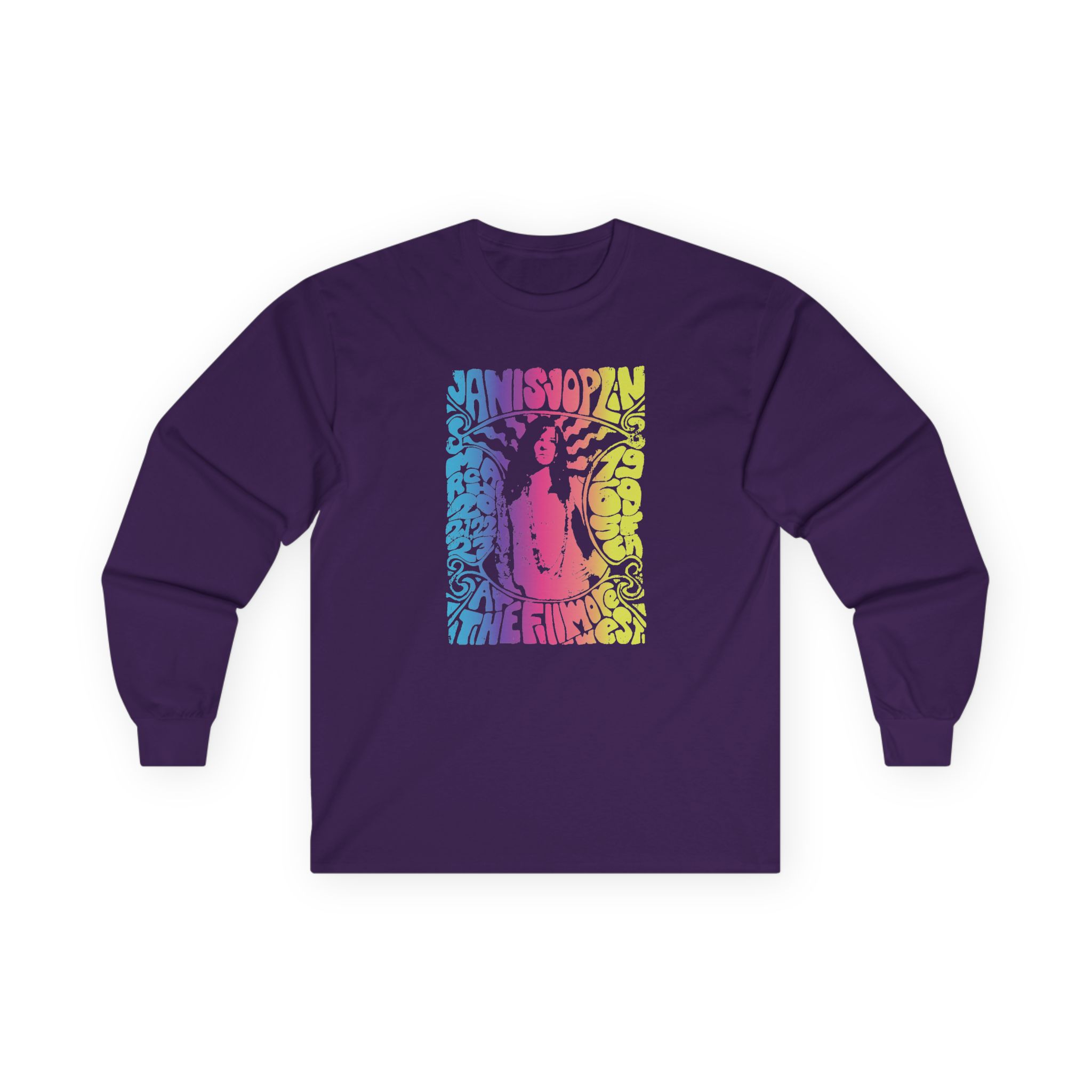 Janis Joplin at the Filmore Unisex Ultra Cotton Long Sleeve Tee - Image 7