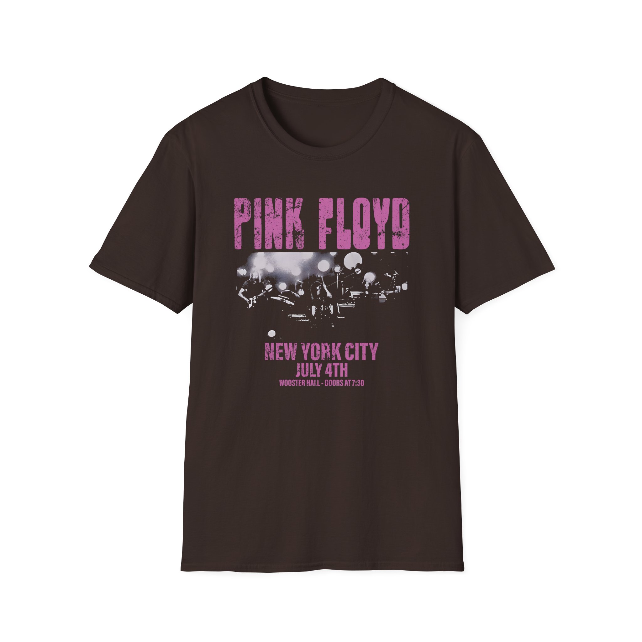 Pink Floyd July 4th NYC Unisex Softstyle T-shirt - Image 3
