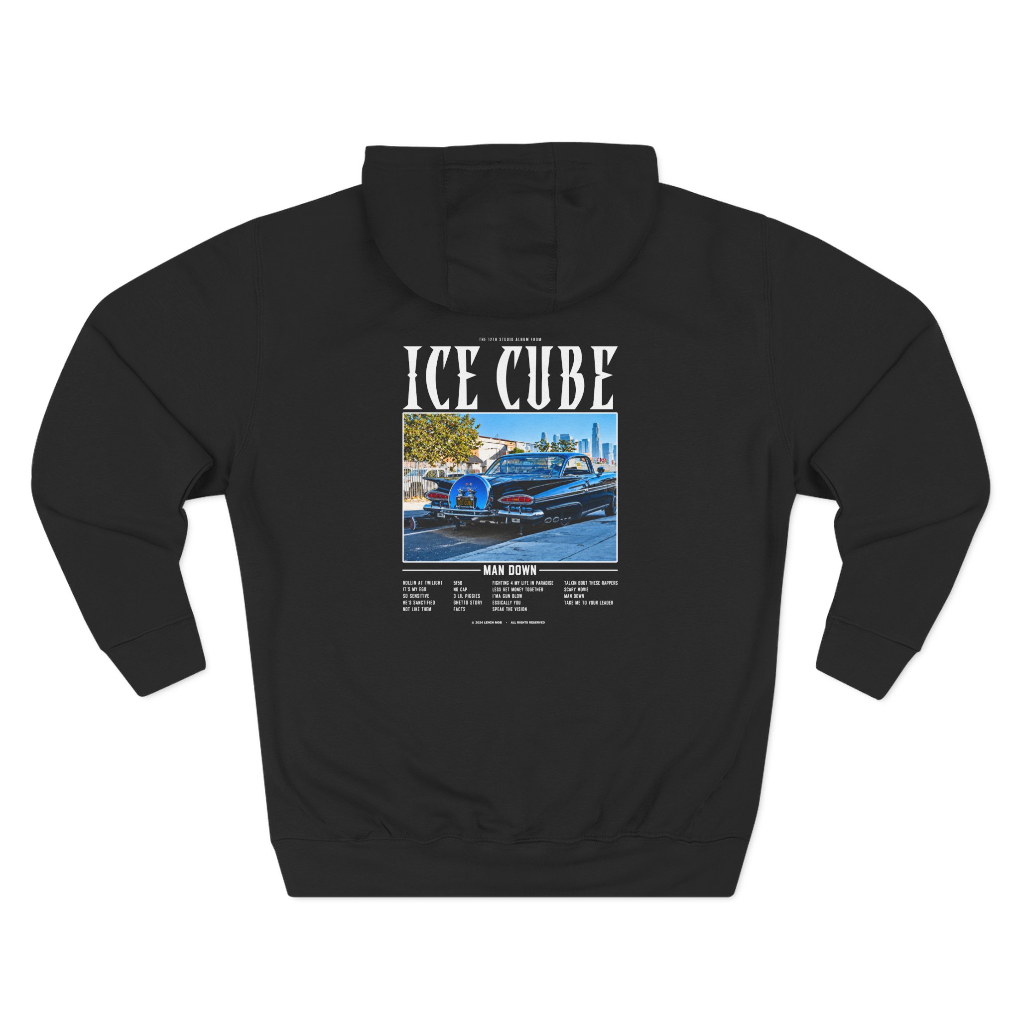 Ice Cube Man Down Street Three-Panel Fleece Hoodie - Image 2