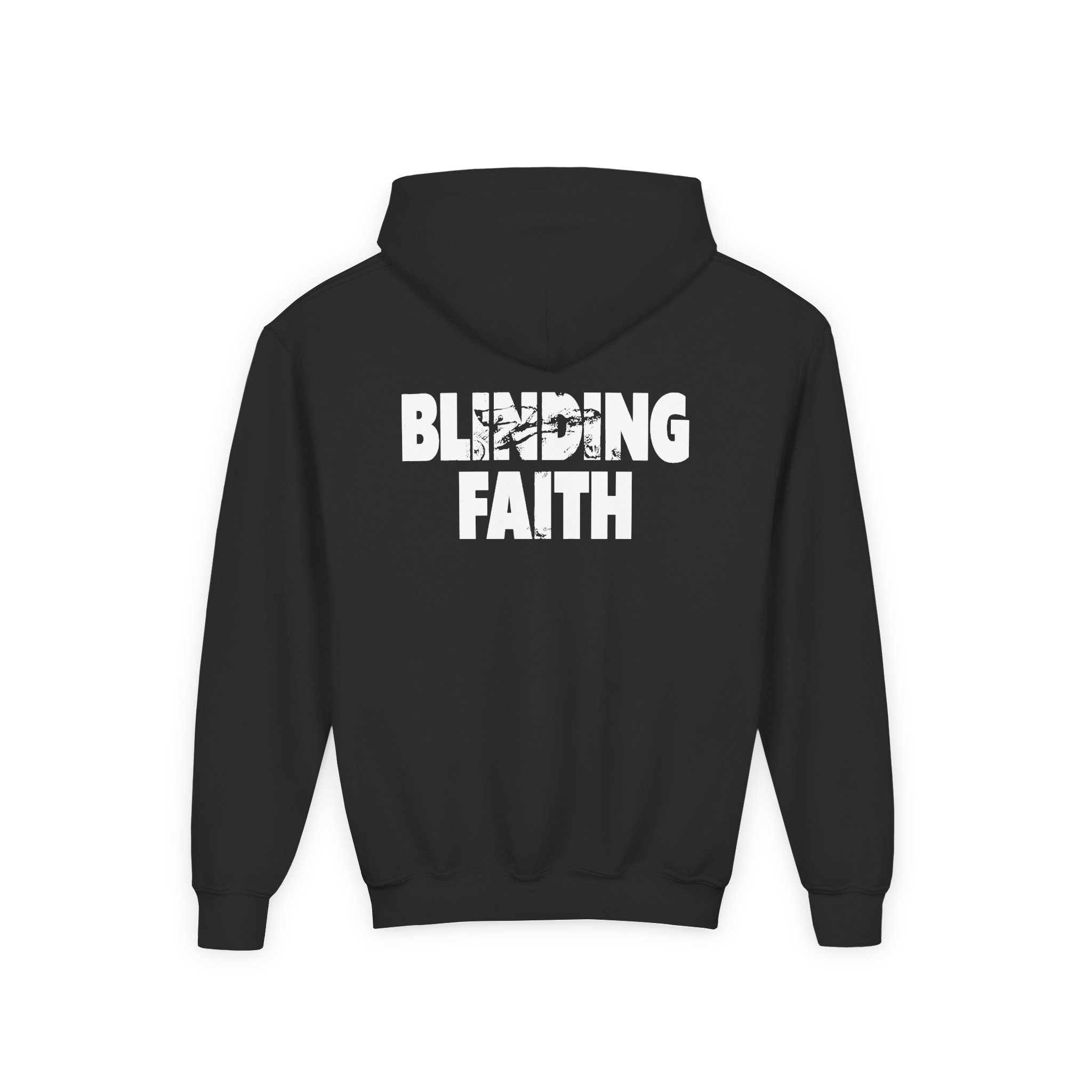 Knocked Loose Blinding Faith Royal Youth Heavy Blend Hooded Sweatshirt - Image 2