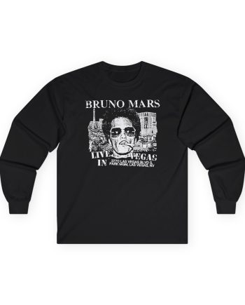 Bruno Mars Live In Vegas Unisex Ultra Cotton Long Sleeve Tee