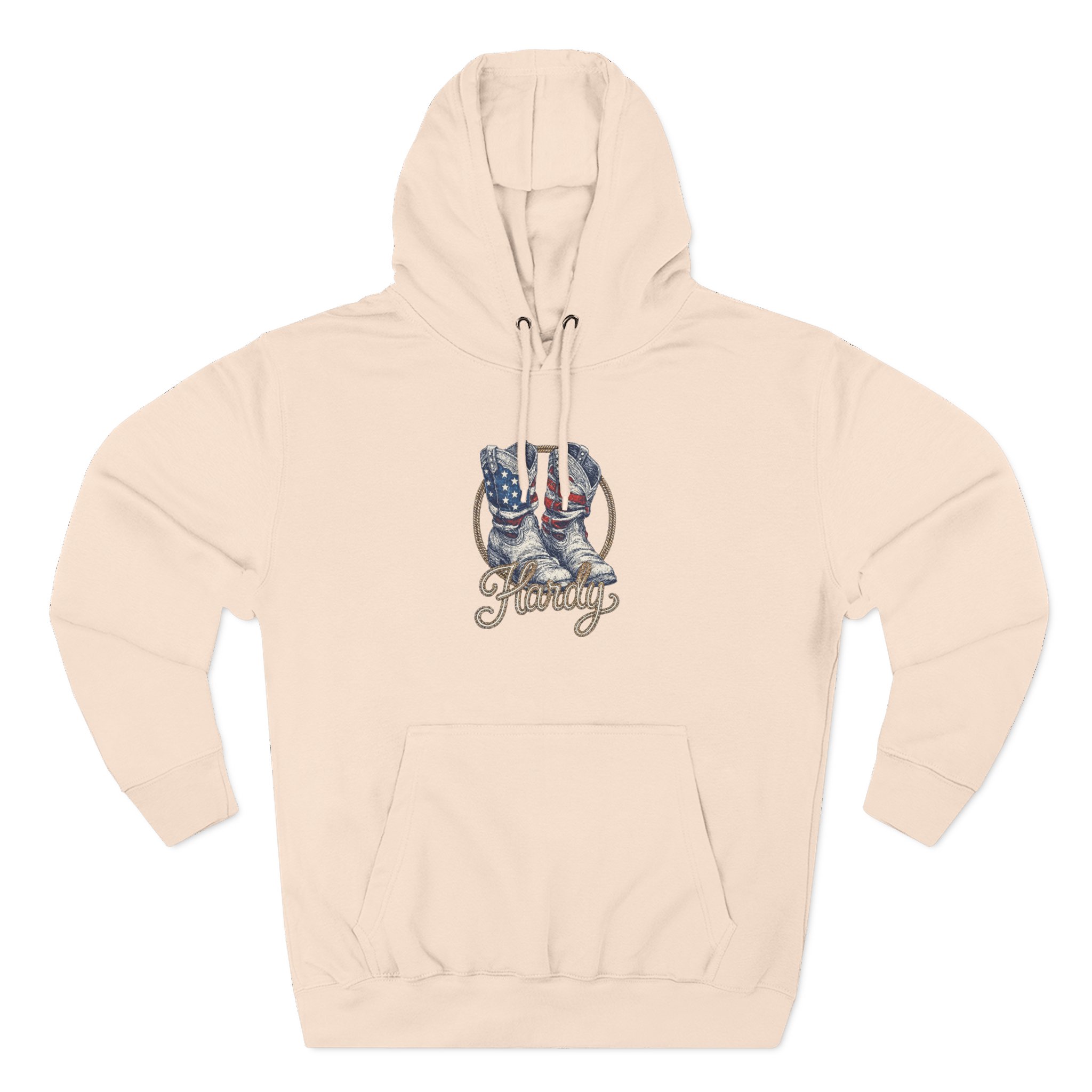 Hd Boots Americana Ringer Three-Panel Fleece Hoodie - Image 5