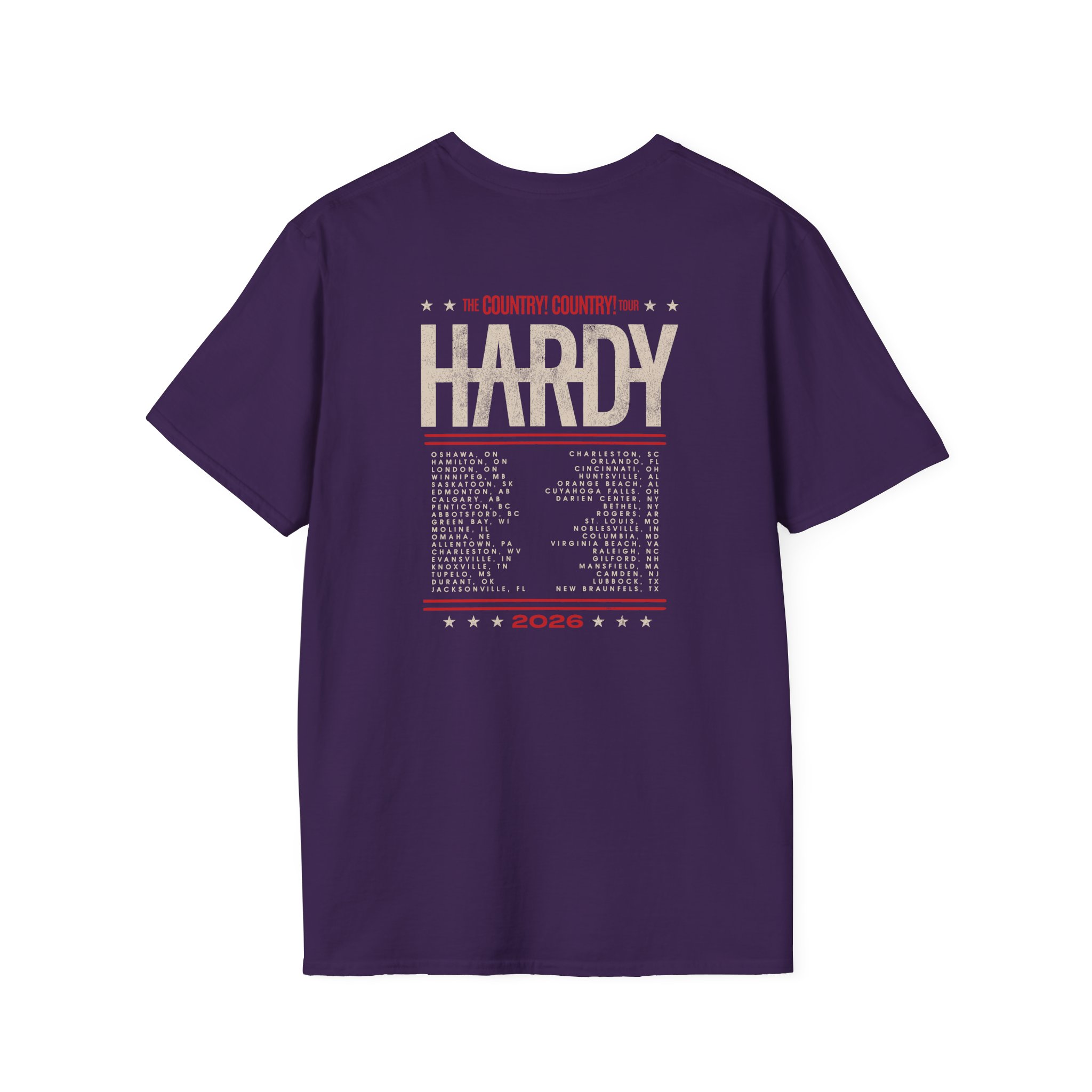 Hd Country! Country! Photo Tour Unisex Softstyle T-Shirt - Image 12
