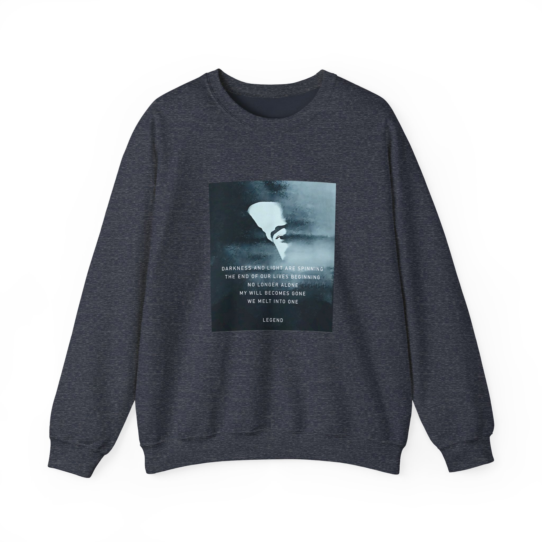 John Legend Darkness Lyrics Unisex Heavy Blend™ Crewneck Sweatshirt - Image 15