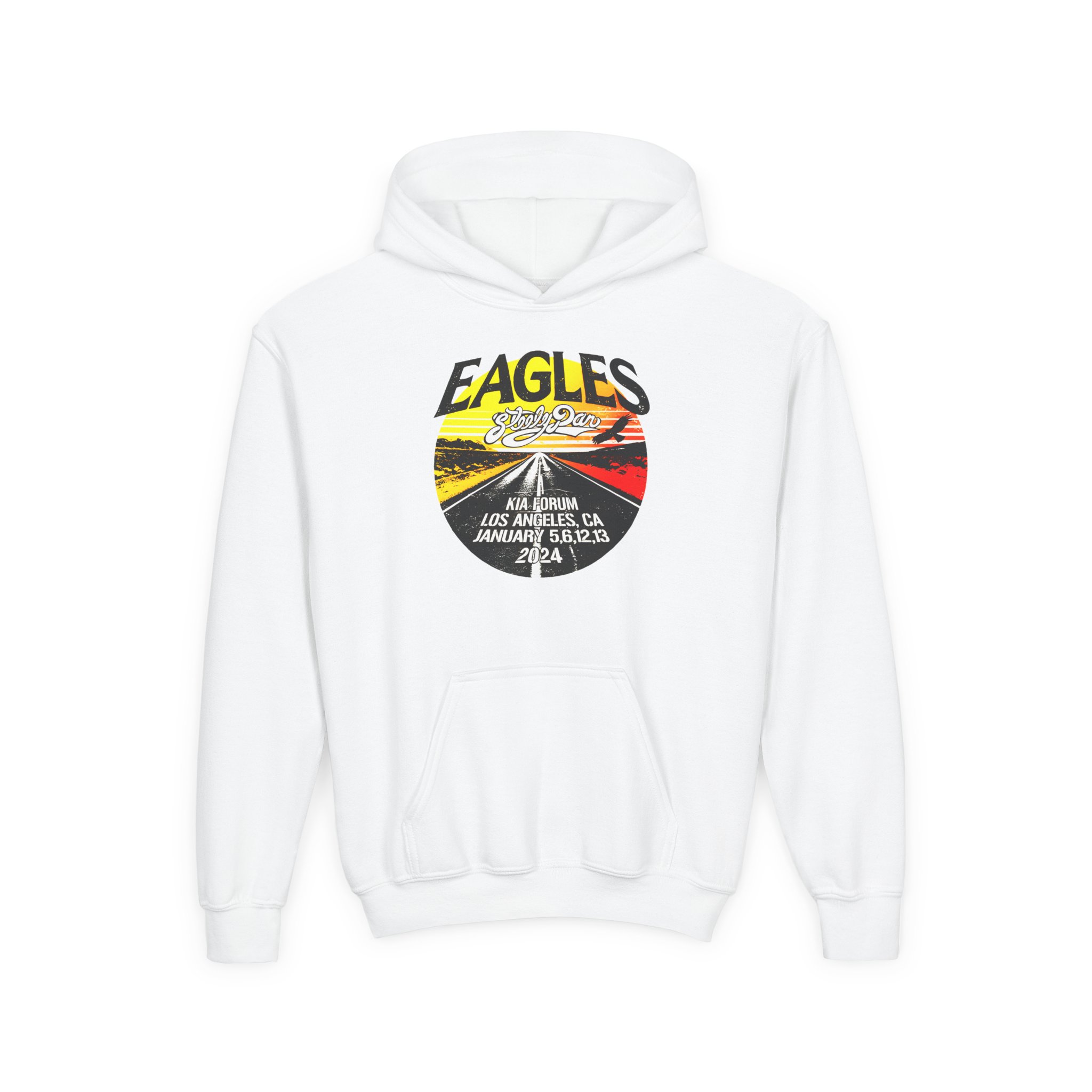 Youth The Eagles Sphere 2024 / 2025 Sunset Heavy Blend Hooded Sweatshirt