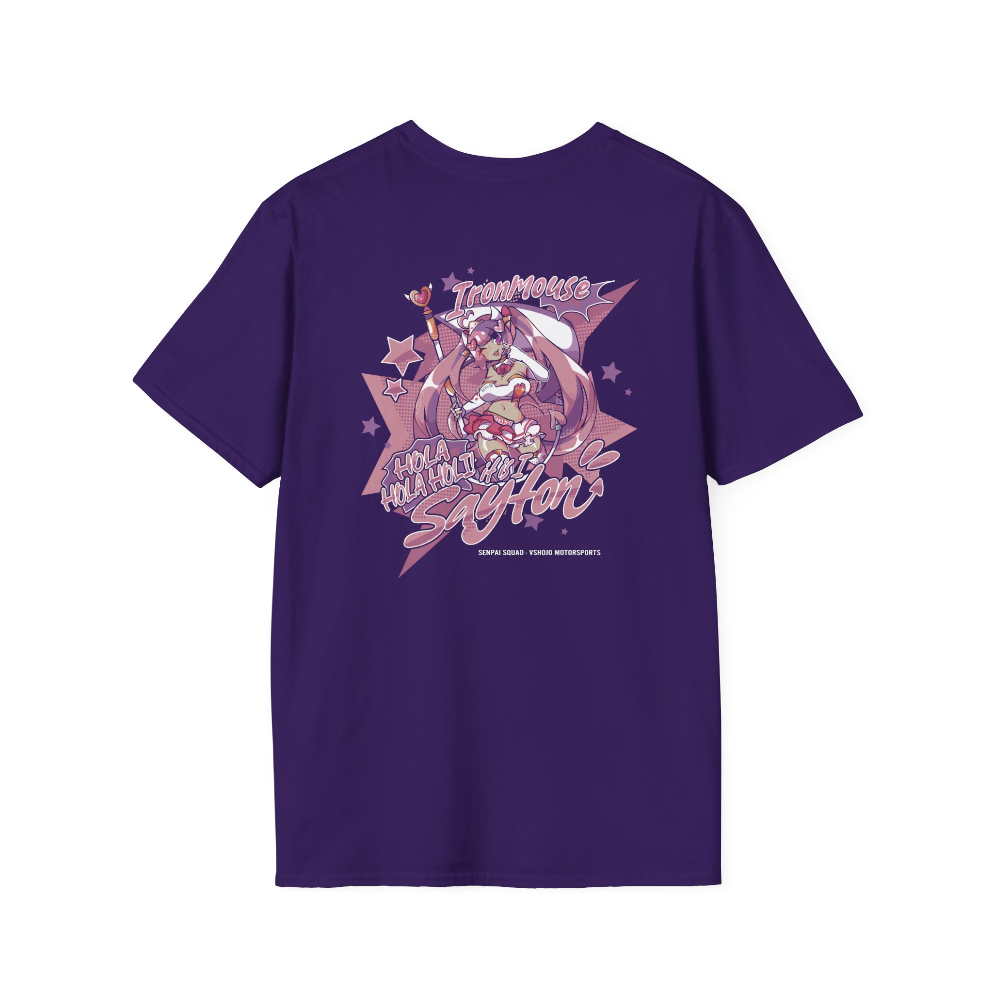 Ironmouse V2 Vshojo X Senpai Squad Unisex Softstyle T-shirt - Image 16