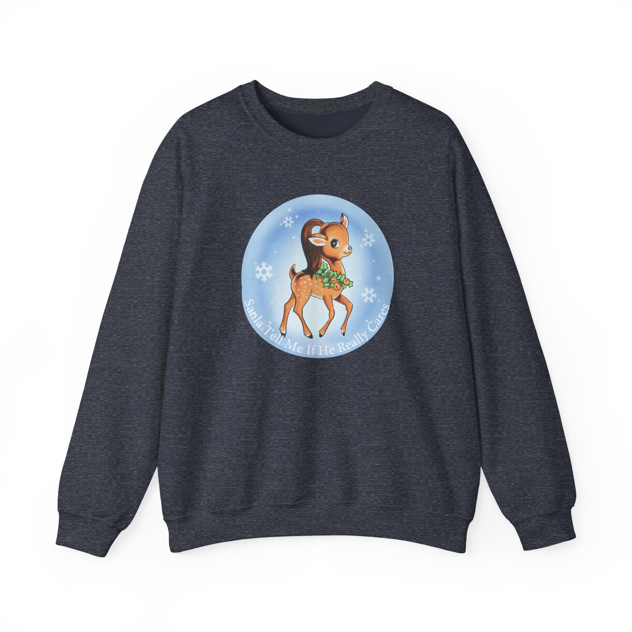 AG Santa Tell Me Unisex Heavy Blend™ Crewneck Sweatshirt - Image 9