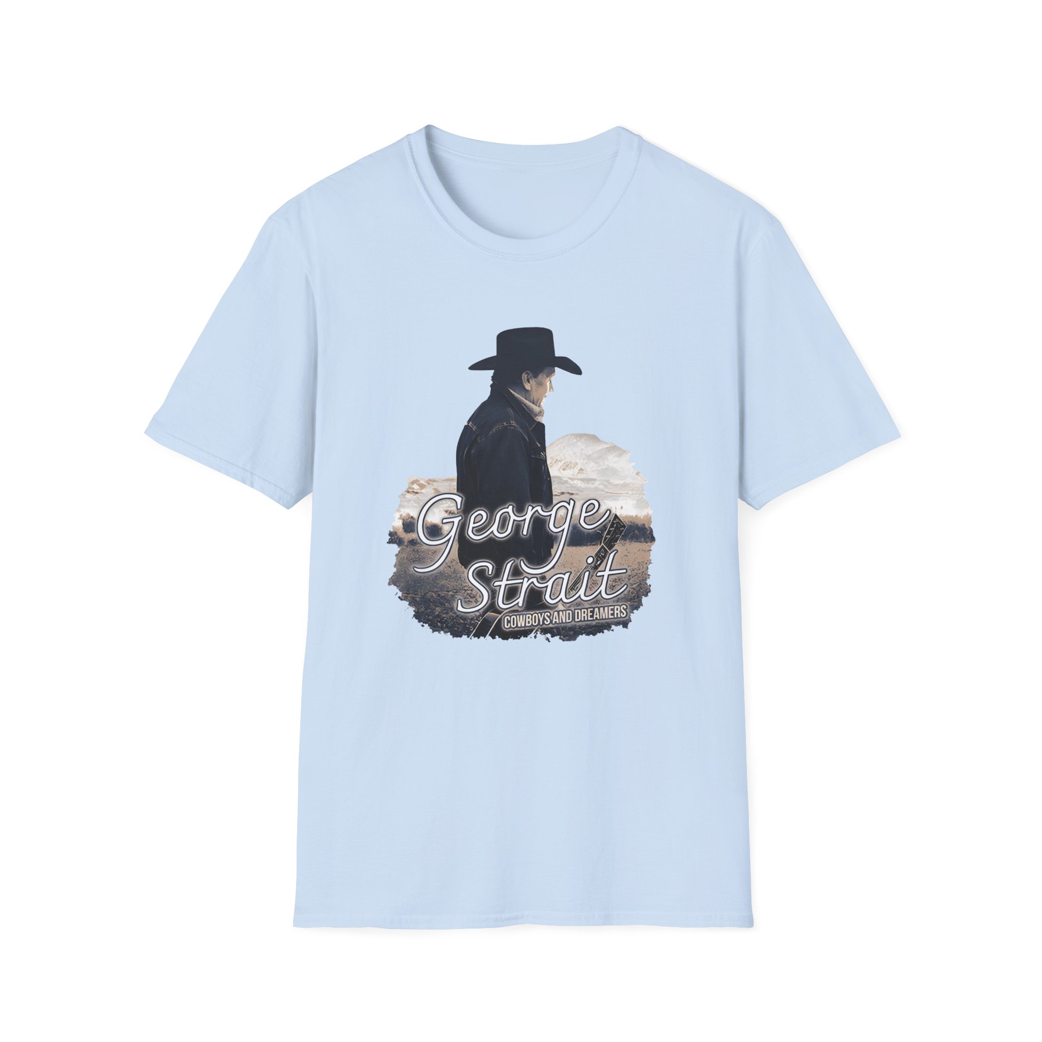 George Strait Cowboys and Dreamers Unisex Softstyle T-Shirt - Image 23