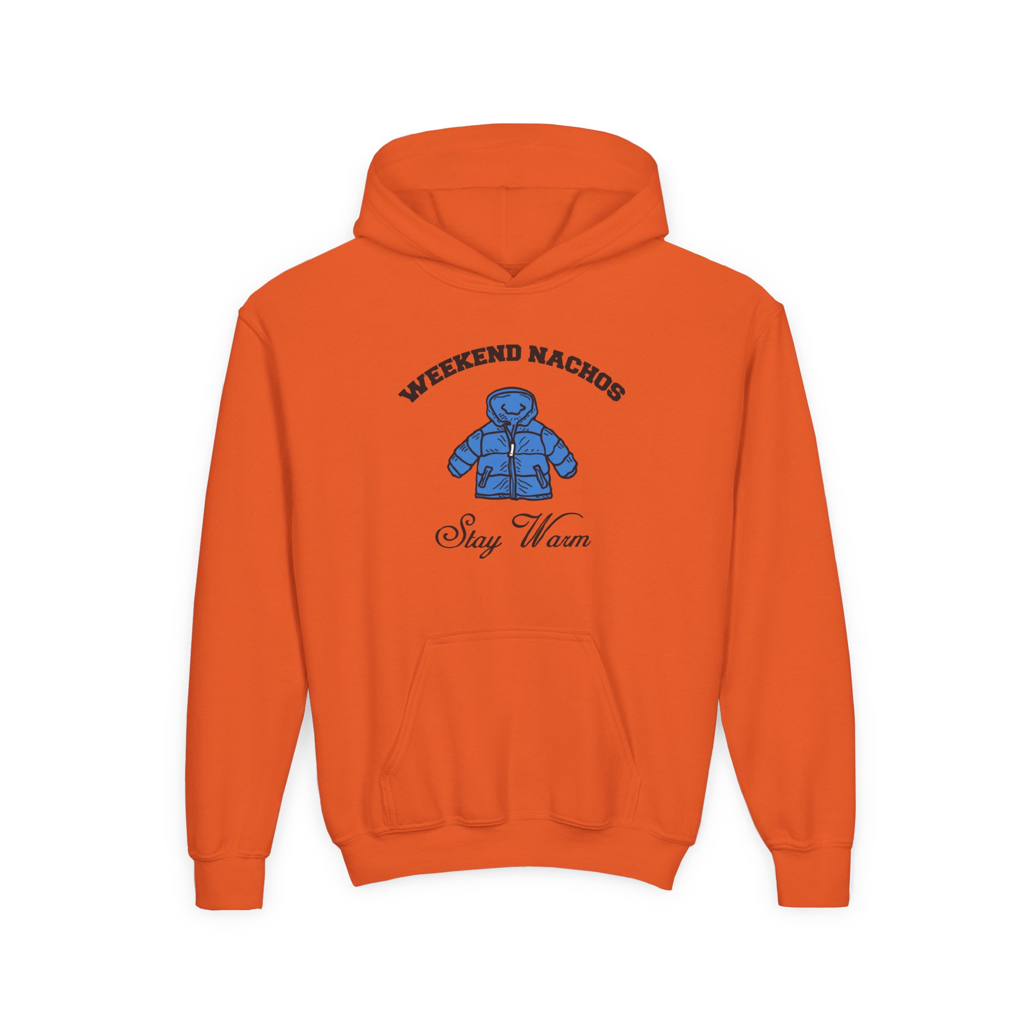 Youth Weekend Nachos Heavy Blend Hooded Sweatshirt - Image 7