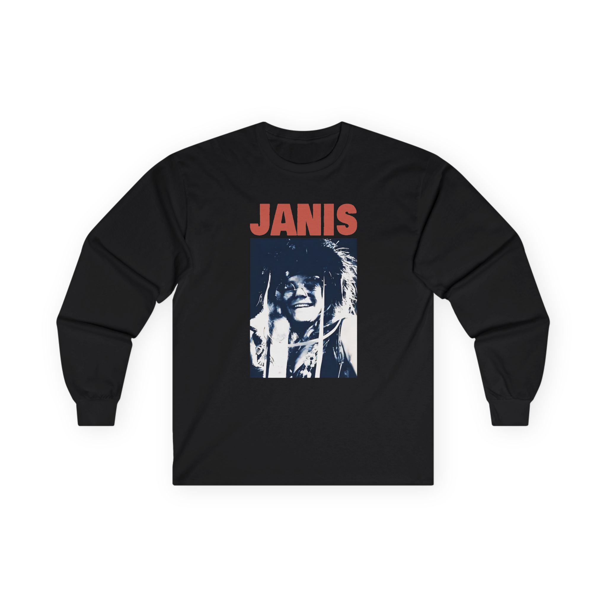 Janis Joplin Beatnick Unisex Ultra Cotton Long Sleeve Tee - Image 5