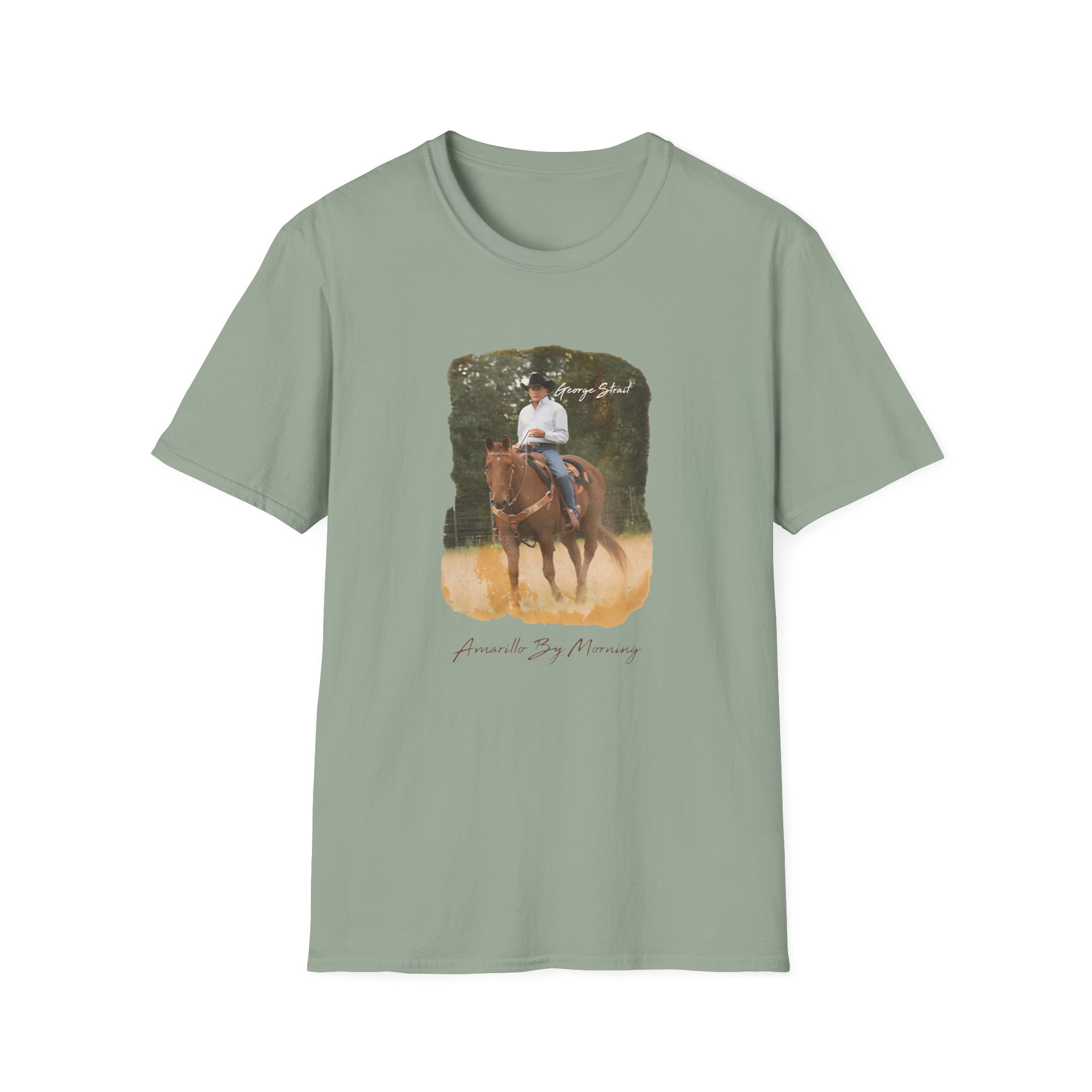 George Strait Amarillo by Morning Unisex Softstyle T-Shirt