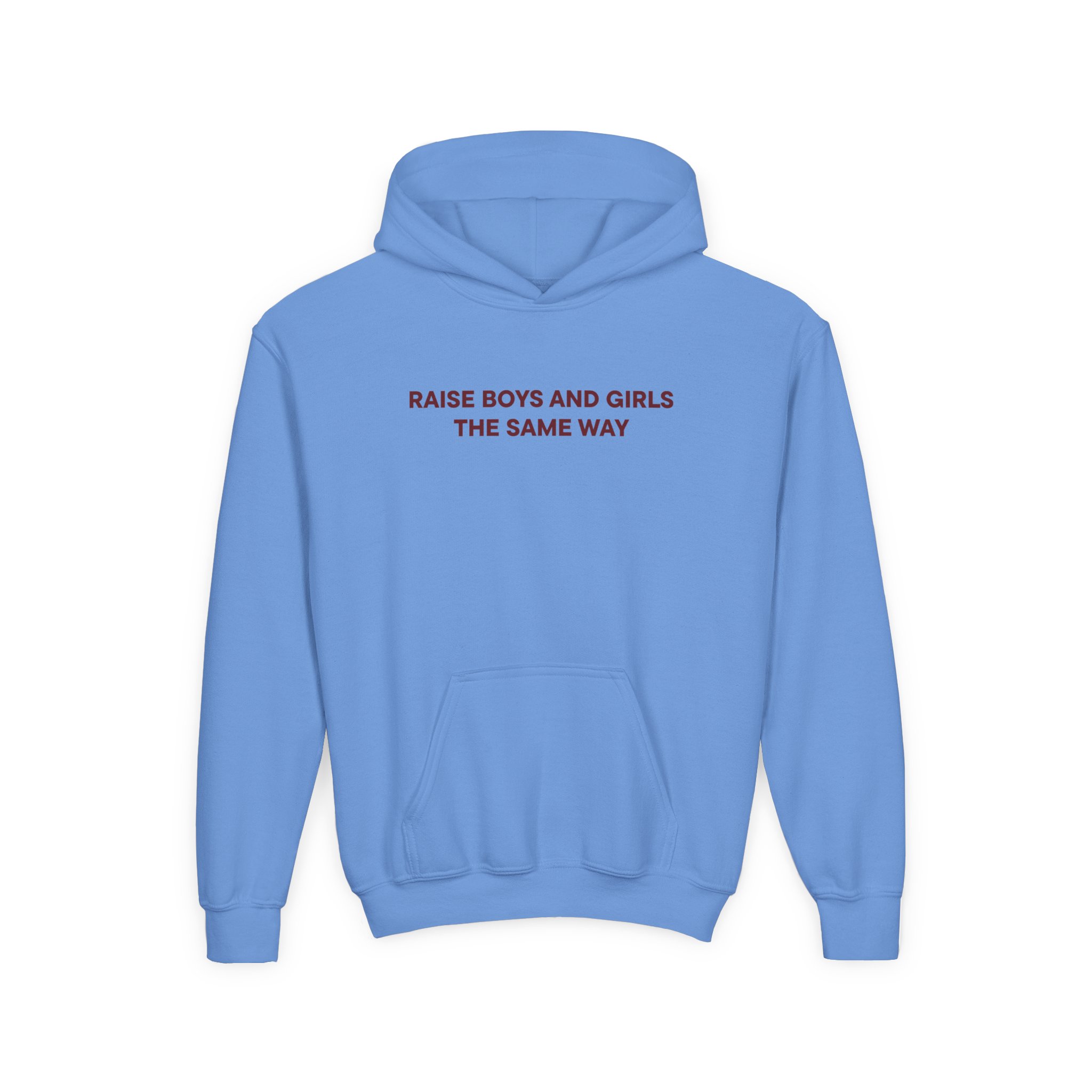 Jenny Holzer Raise the Same Way Youth Heavy Blend Hooded Sweatshirt - Image 5