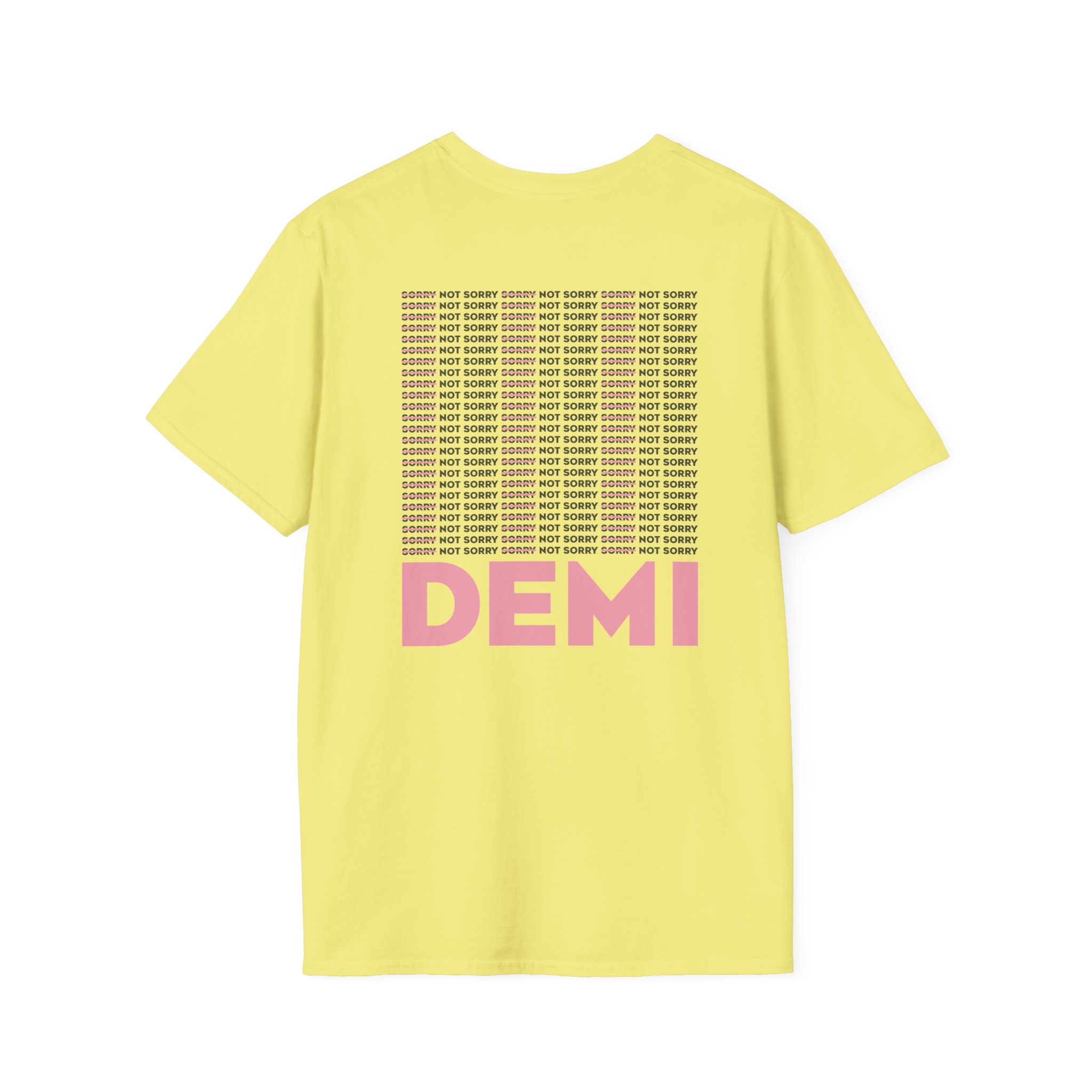 D L Not Sorry Unisex Softstyle T-Shirt - Image 10