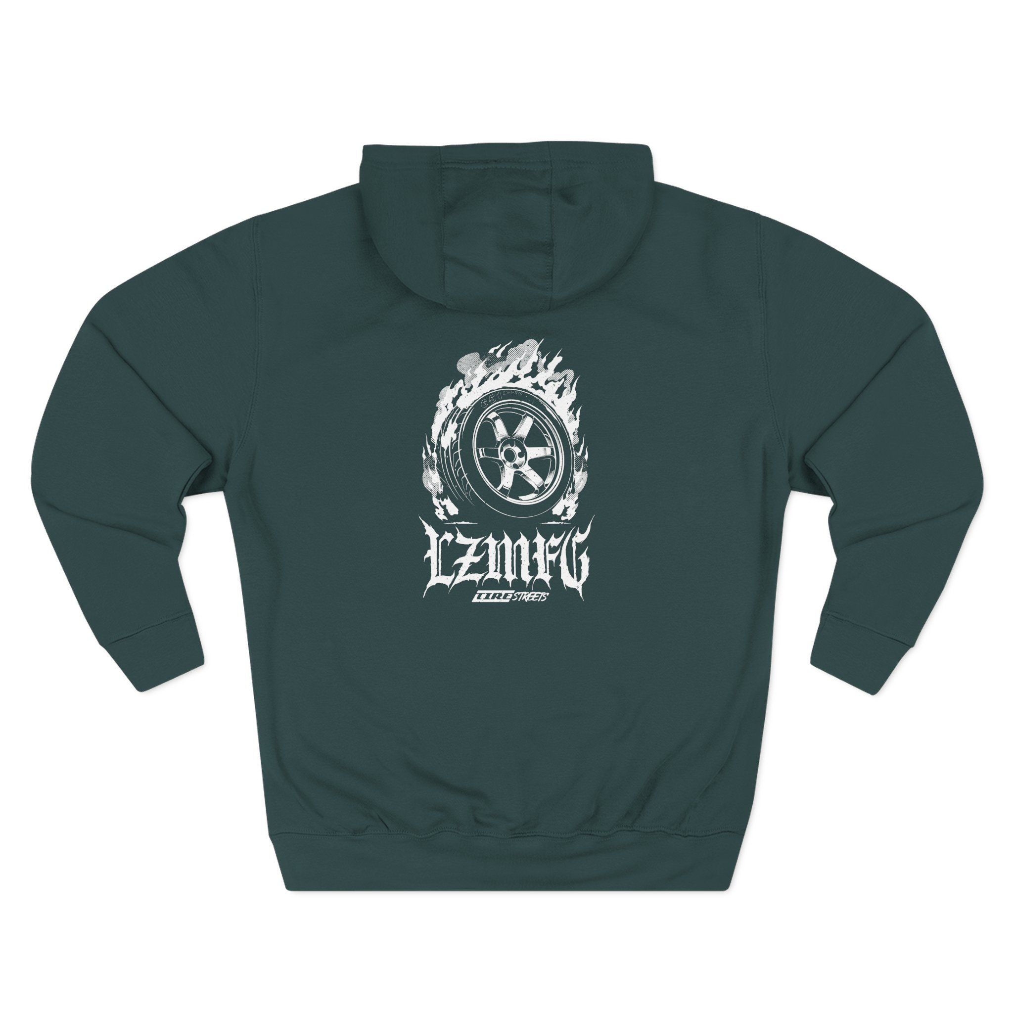 Adam LZ Tire Fire Three-Panel Fleece Hoodie - Image 6