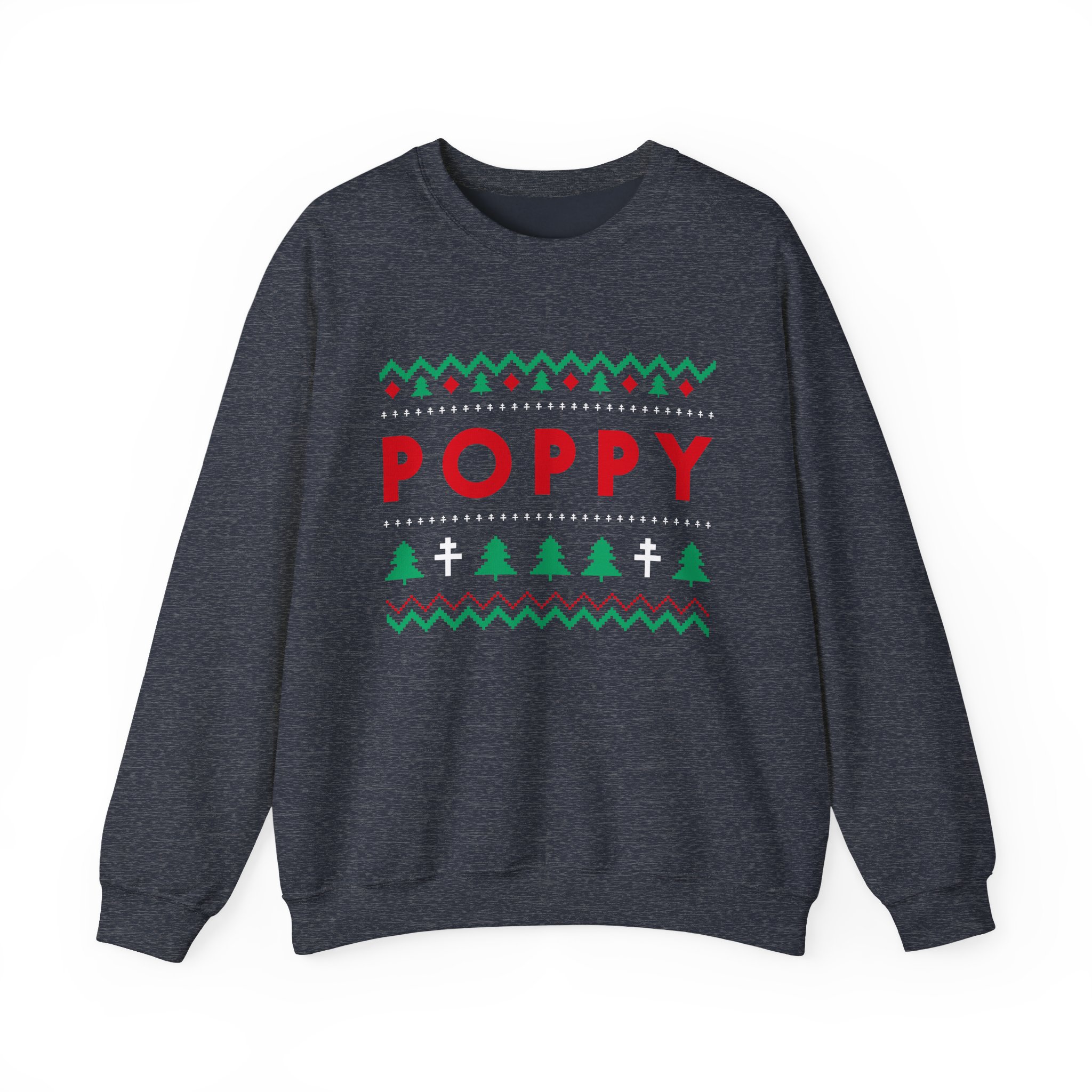 Poppy Unisex Heavy Blend™ Crewneck Sweatshirt - Image 9