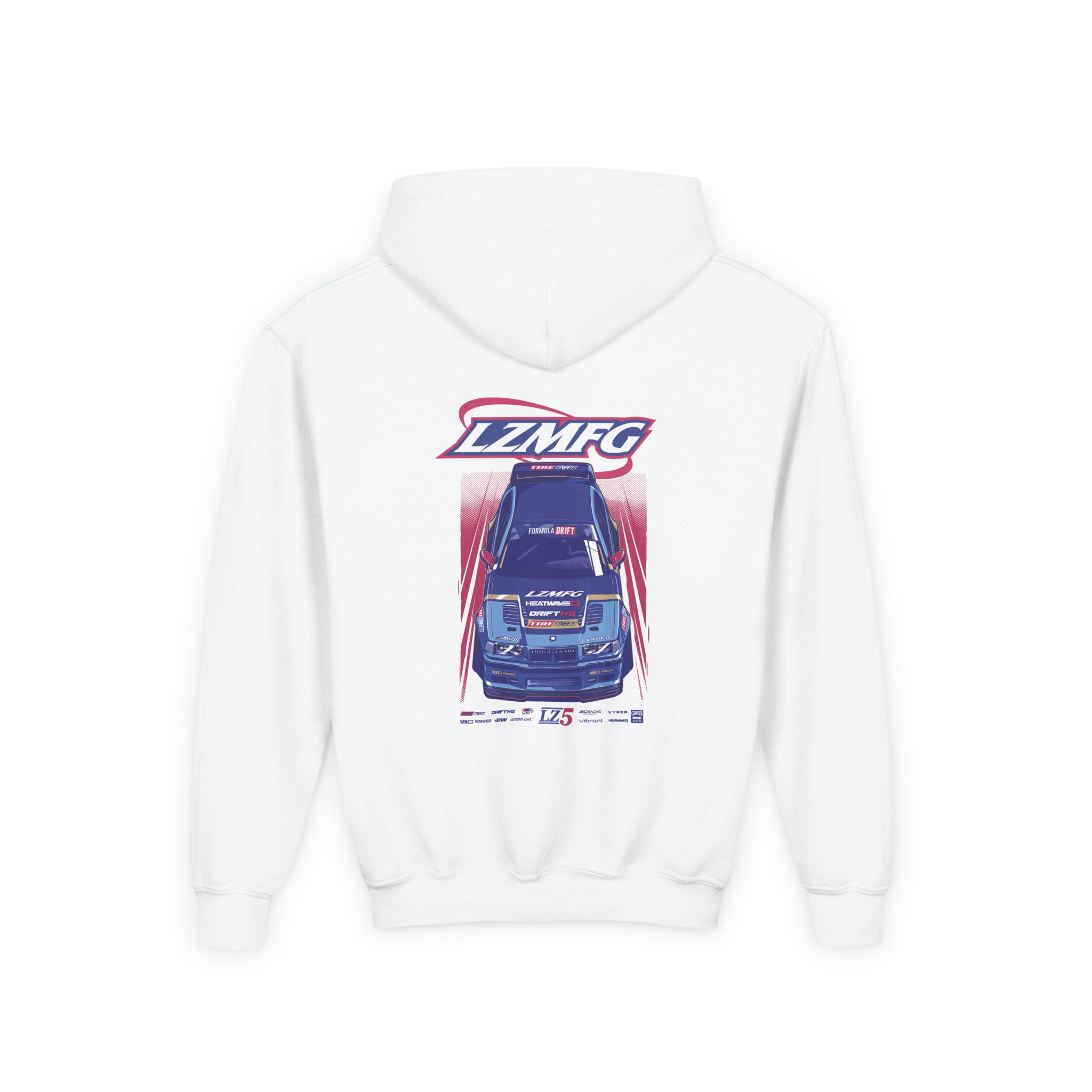 Adam LZ 2025 E36 Team Youth Heavy Blend Hooded Sweatshirt - Image 2