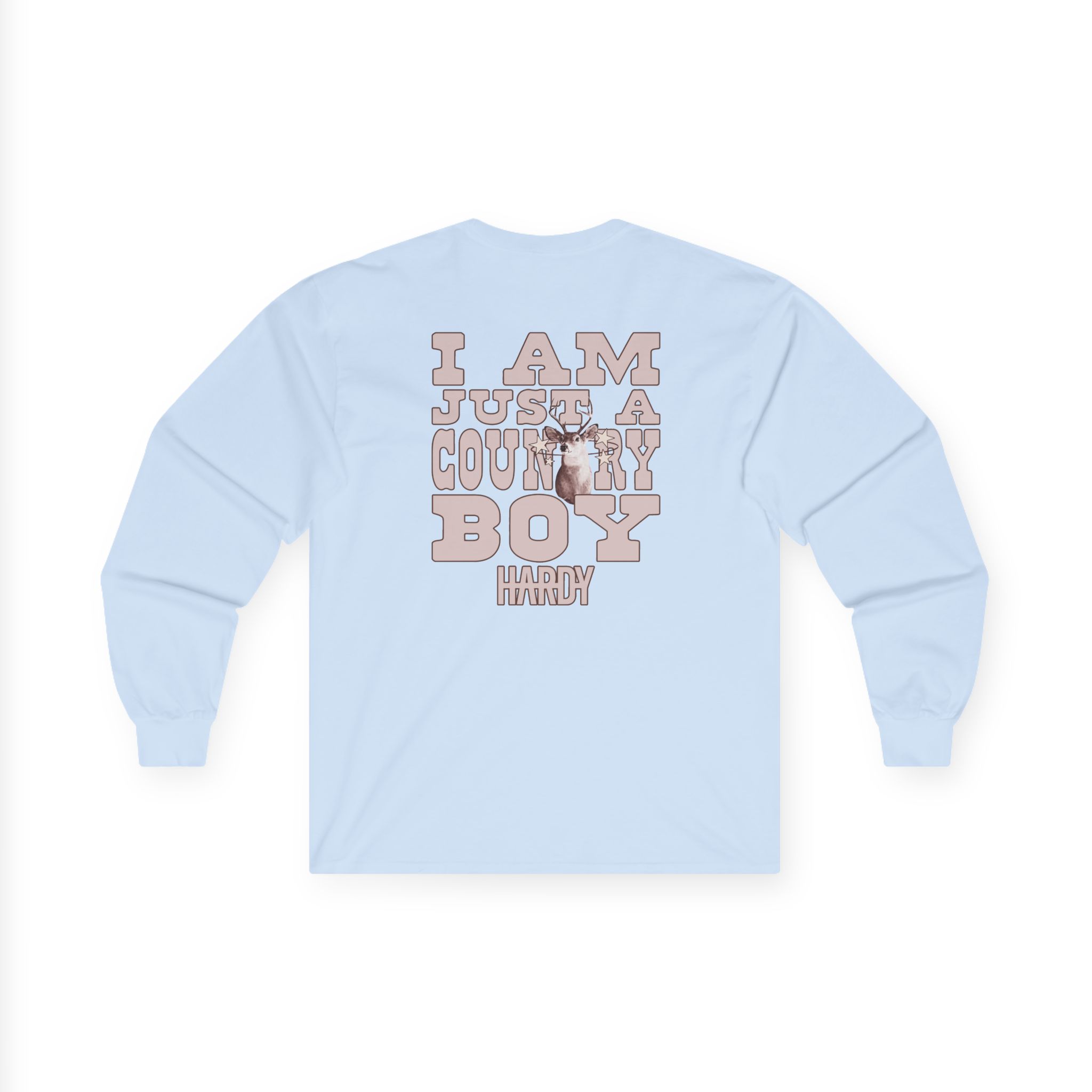 Hd I Am Just a Country Boy Crewneck Unisex Ultra Cotton Long Sleeve Tee - Image 2