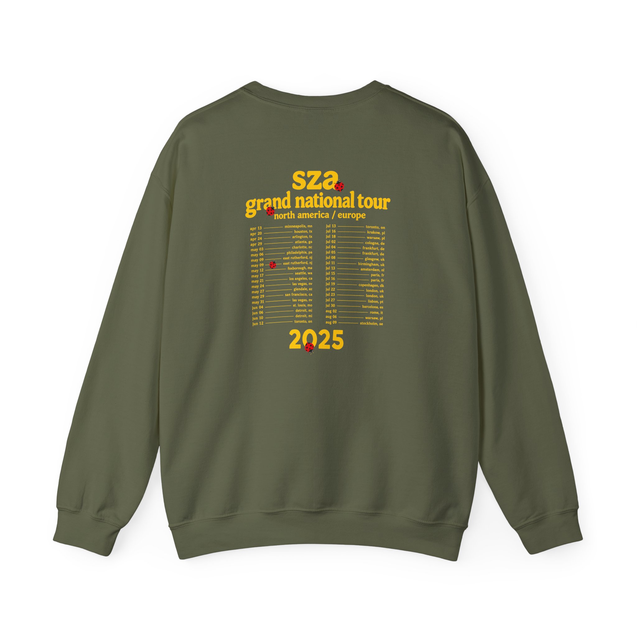 Sza Sos I Heart Sza Camo Unisex Heavy Blend™ Crewneck Sweatshirt - Image 2